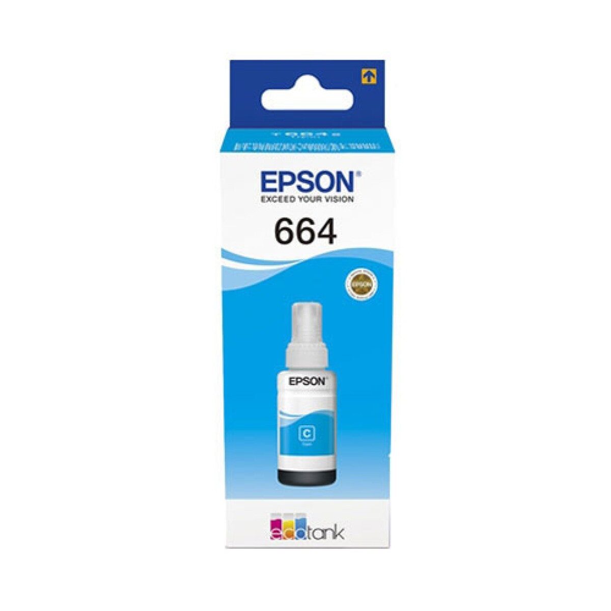 Epson Epson Tinte 664 cyan Nachfülltinte (für Epson, EcoTank, x 70 ml, Nachfüllflasche)