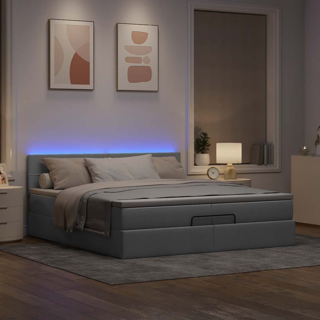 vidaXL Bett Ottoman-Bett mit Matratzen & günstig online kaufen