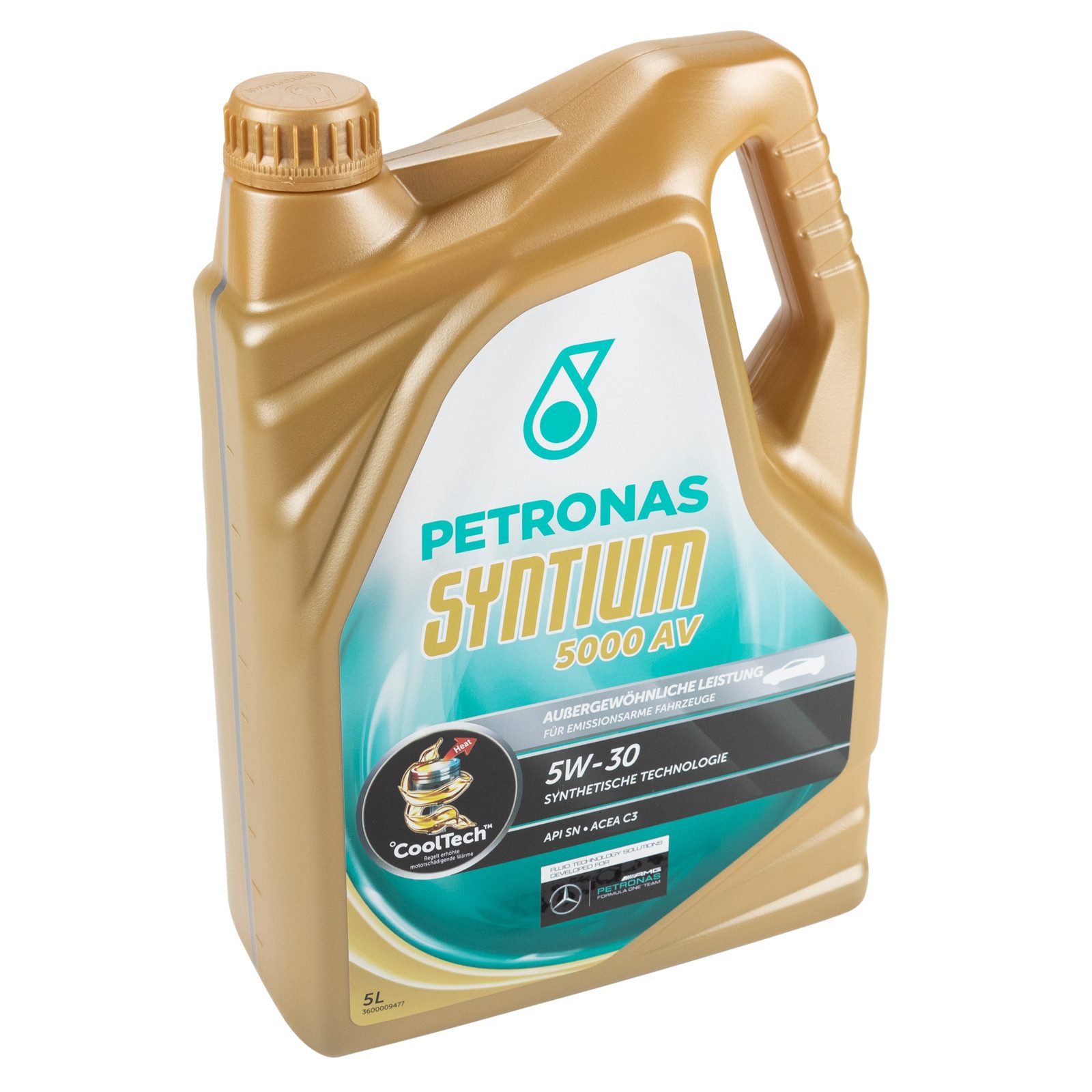 Petronas Motoröl Petronas Syntium 5000 AV Motoröl Öl 5W30 5L 5 Liter ACEA C3 MB 229.51