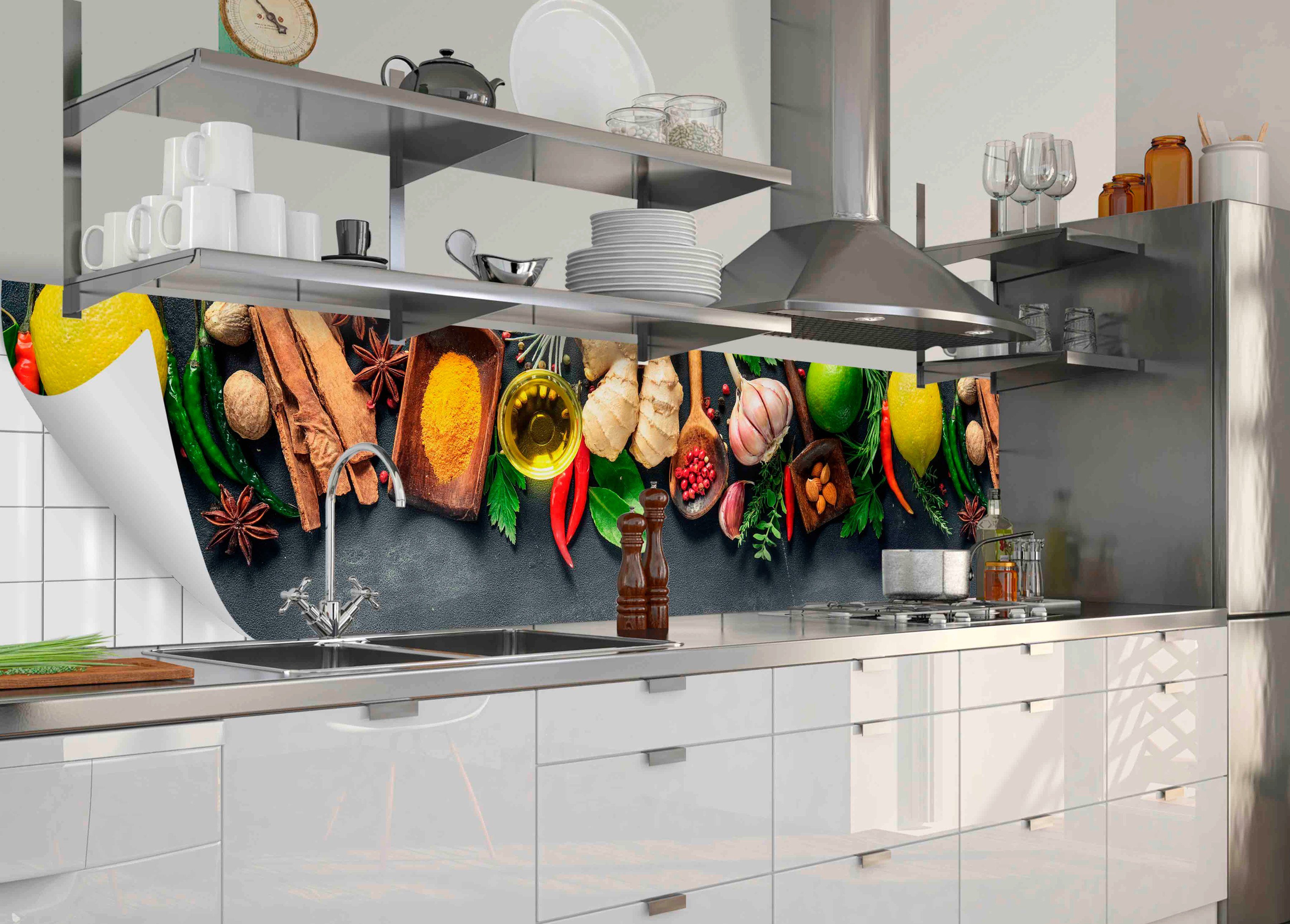 und selbstklebende Dacio, (1-tlg), flexible fixy Küchenrückwand MySpotti Küchenrückwand-Folie