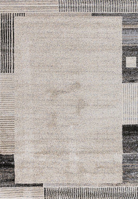 498, Loftline Kurzflor, beige dichter moderner Teppich mm, Festival, 20 rechteckig, Höhe: Wohnzimmer