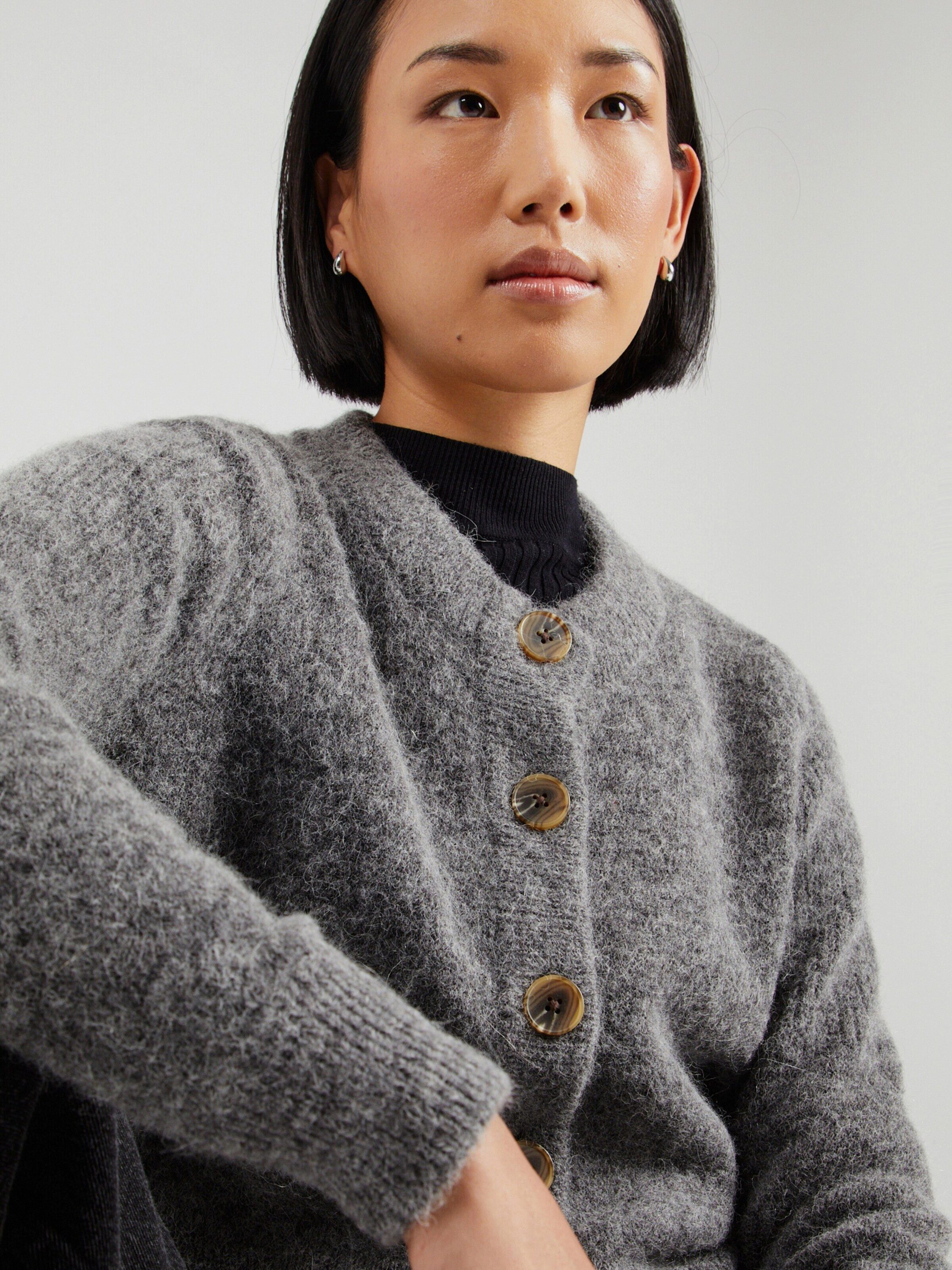 Selected Strickjacke Sia (1-tlg) Plain/ohne Details