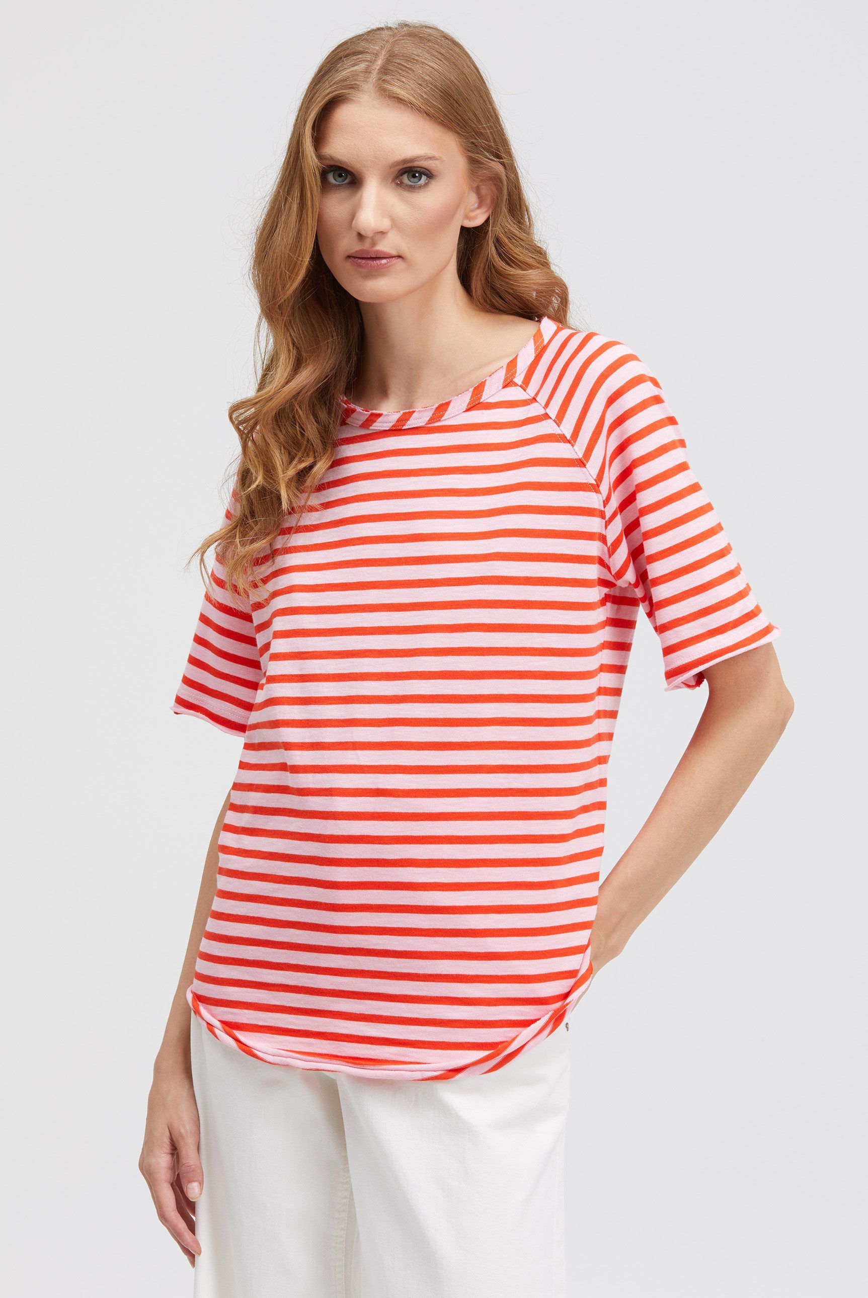 Smith & Soul Rundhalsshirt mit offener günstig online kaufen