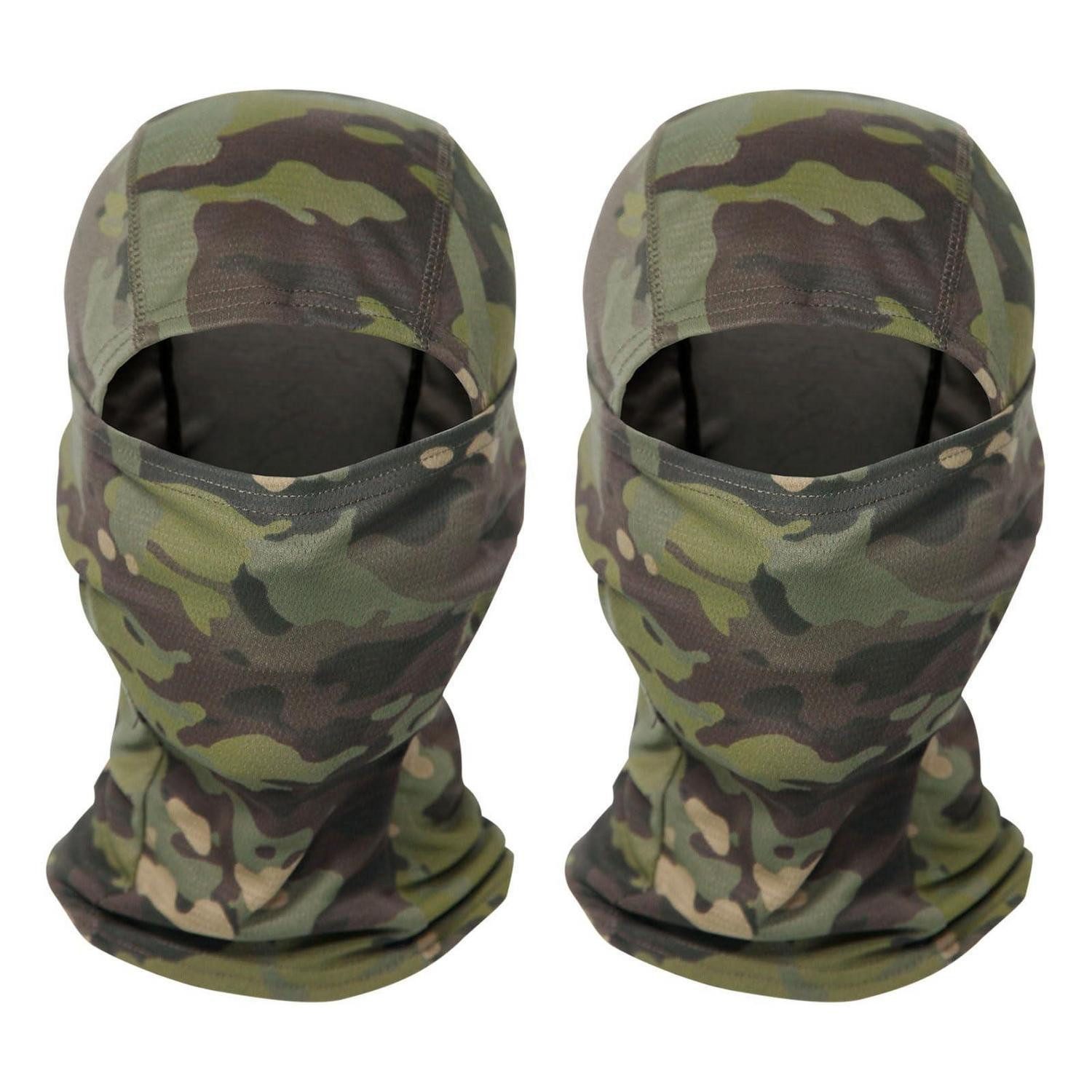 Sturmhaube Sturmhaube Balaclava Camouflage Herren Skimaske 56-60 2 Pcs