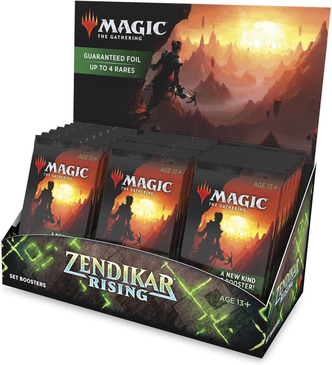 Magic the Gathering Sammelkarte Zendikar Rising Set Booster Display Englisch, Includes 30 Booster Packs