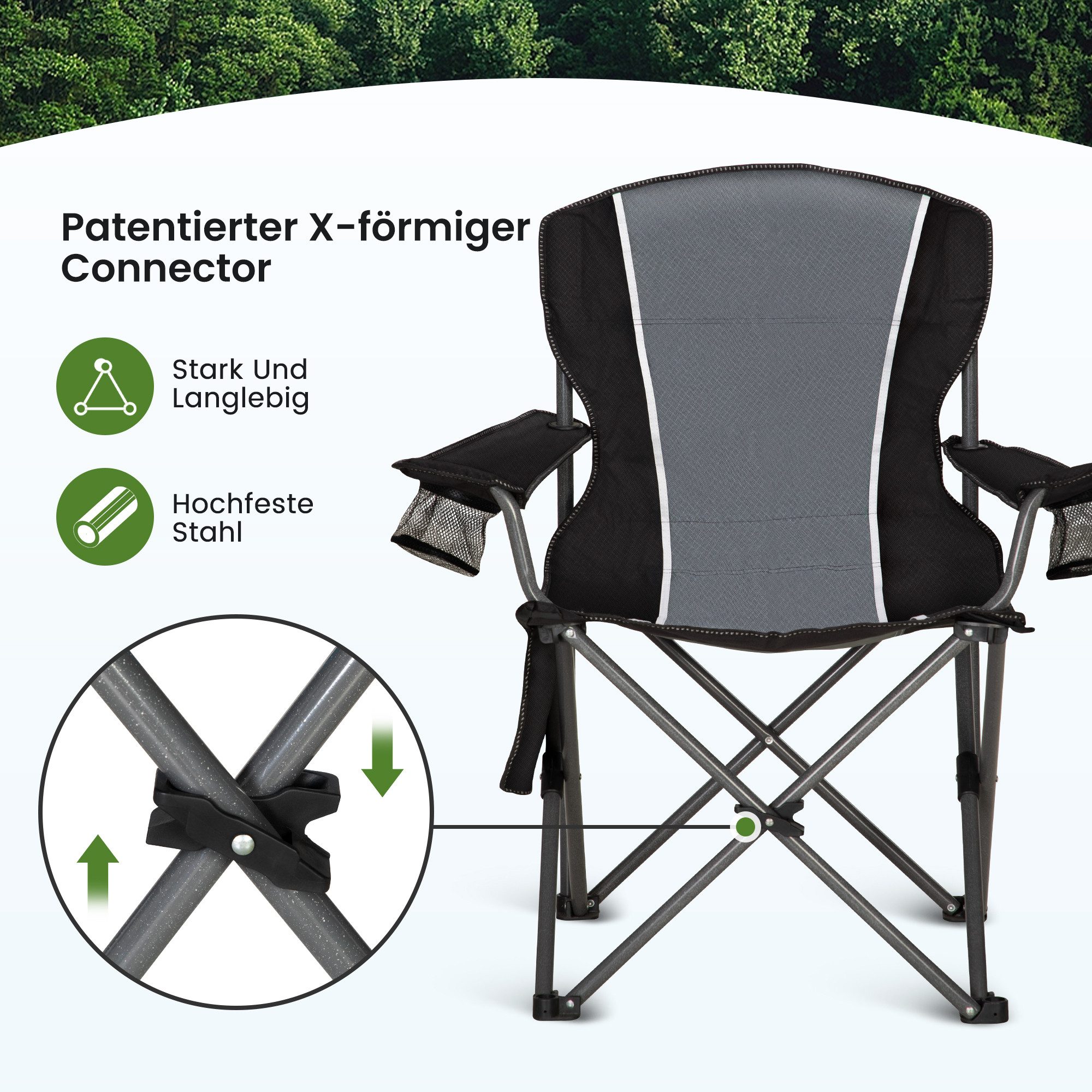ALPHA CAMP Campingstuhl (Packung), Klappstuhl bis günstig online kaufen