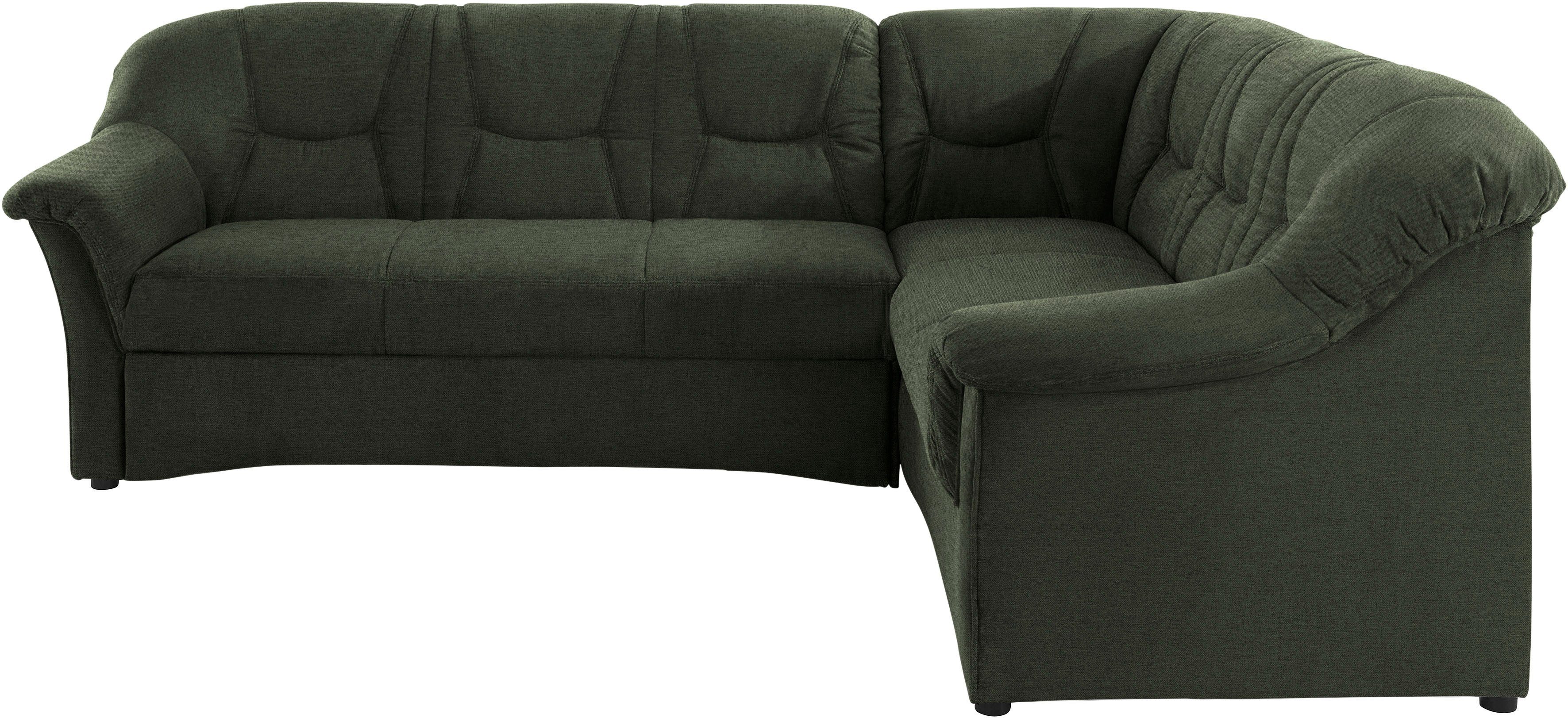 DOMO collection Ecksofa "Sarafina zeitlos und komfortabel, optional mit Fed günstig online kaufen