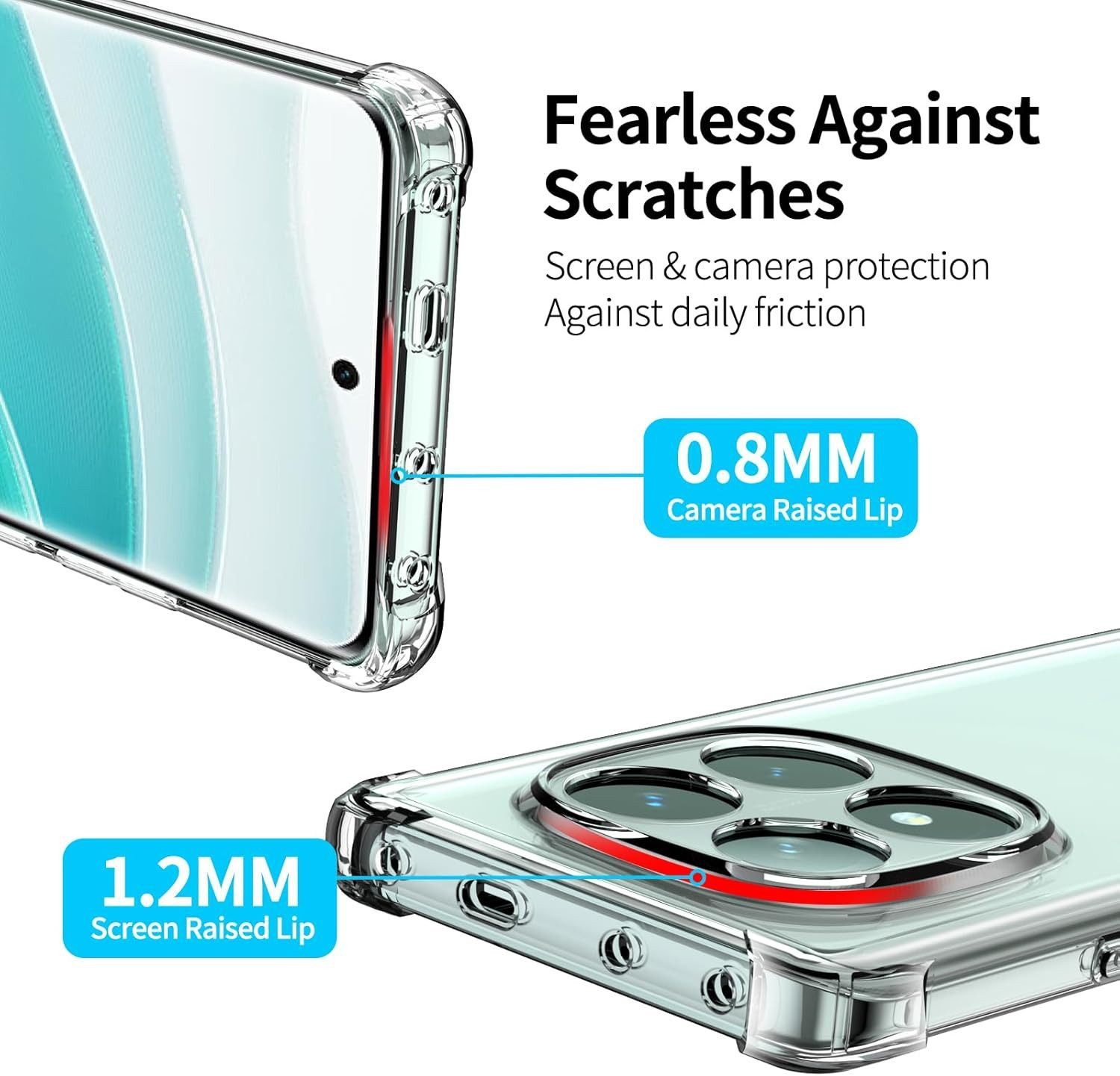 Widmann-Shop Smartphone-Hülle Redmi Note 15 5g 15 Pro 5g 15 Pro + 5g Hülle Case Transparen, Für Redmi Note 15 5G / 15 Pro 5G / 15 Pro + 5G