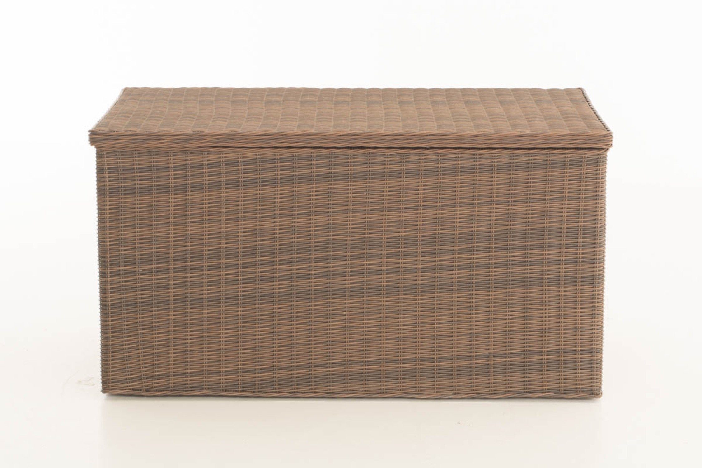 TPFGarden Auflagenbox Sunny XL 5mm - aus UV-beständigem Polyrattan und Aluminium-Gestell (Aufbewahrungsbox Garten - Gartentruhe Rattan, Gartenbox mit 2 hochwertigen Gasliftdämpfer), Maße: Volumen 586 Liter - Außenmaße: (TxBxH): 75 x 139 x 83cm. Reduzierter Preis € 531,95. Unverbindliche Preisempfehlung € 899,00
