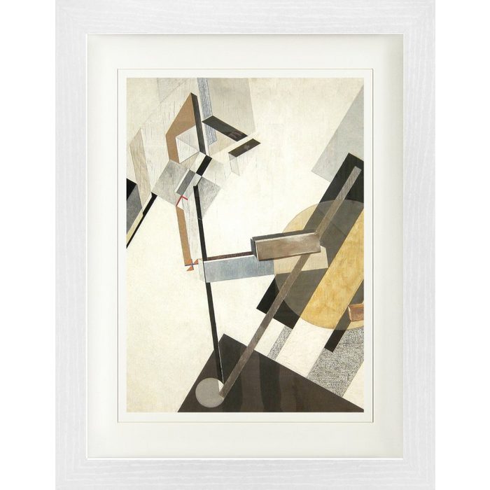 1art1 Bild mit Rahmen El Lissitzky - Proun 19D 1920 - 1921
