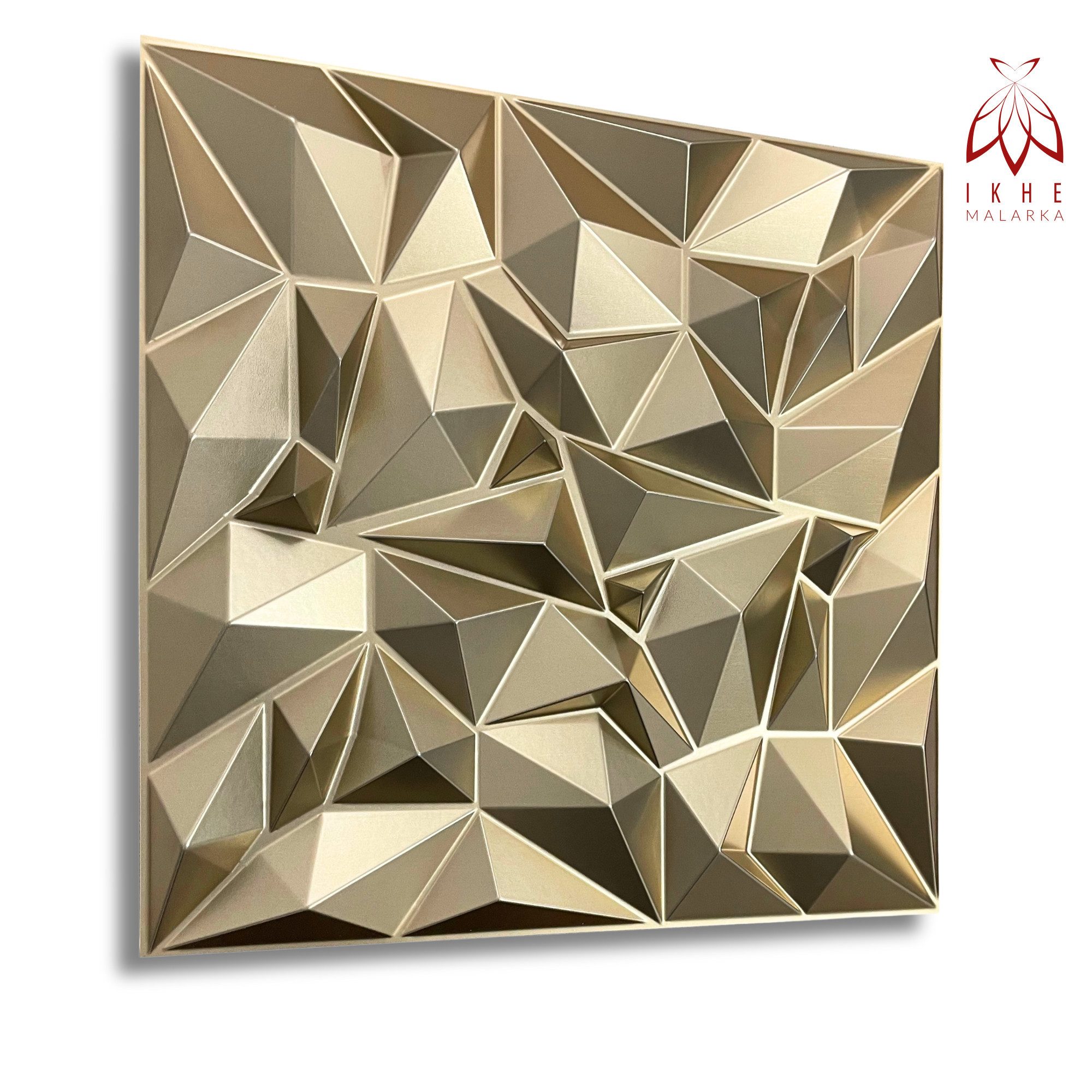 IKHEMalarka 3D Wandpaneel 3D Paneele PVC Kunststoffpaneele, BxL: 50,00x50,0 günstig online kaufen