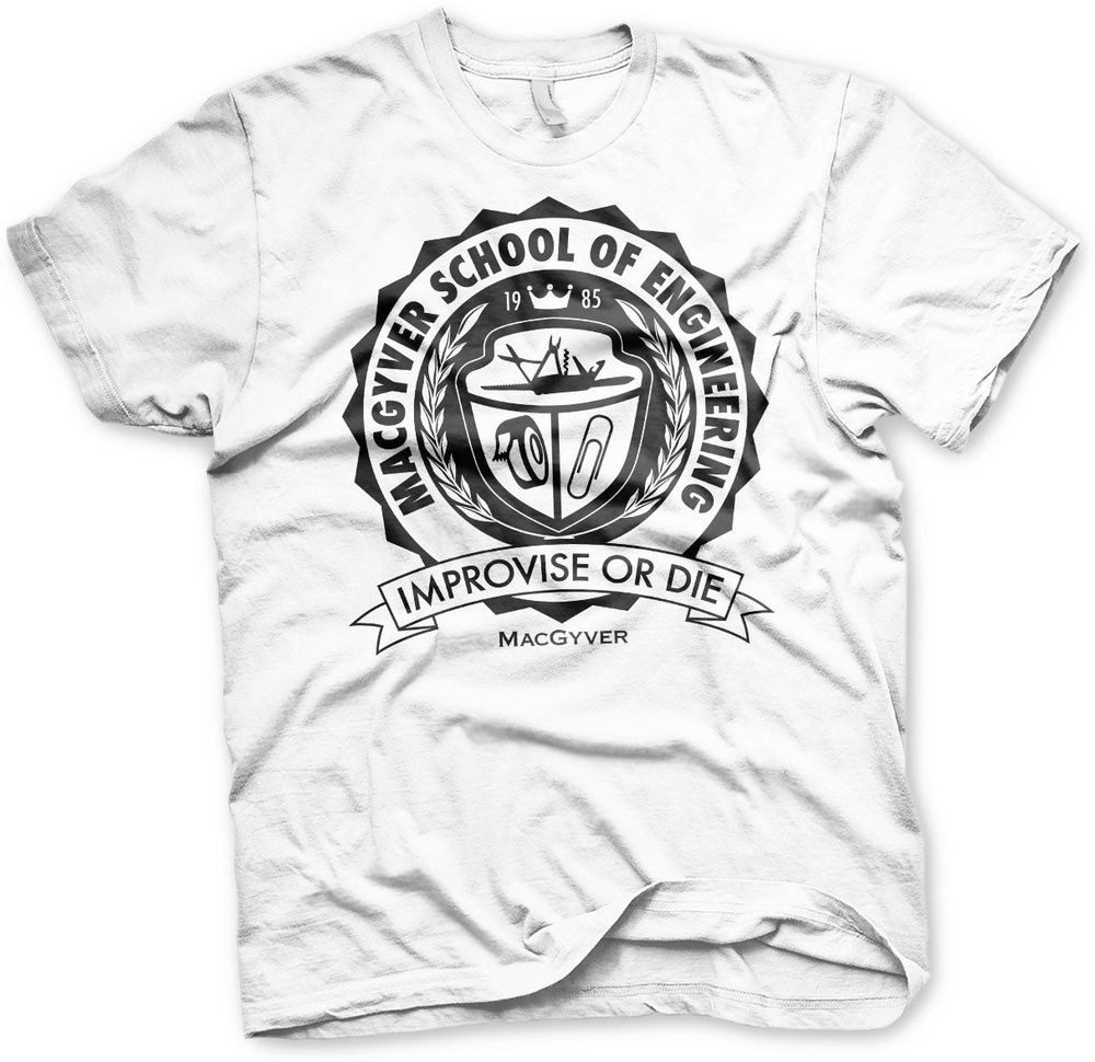 MacGyver T-Shirt School Of Engineering Big Tall T-Shirt