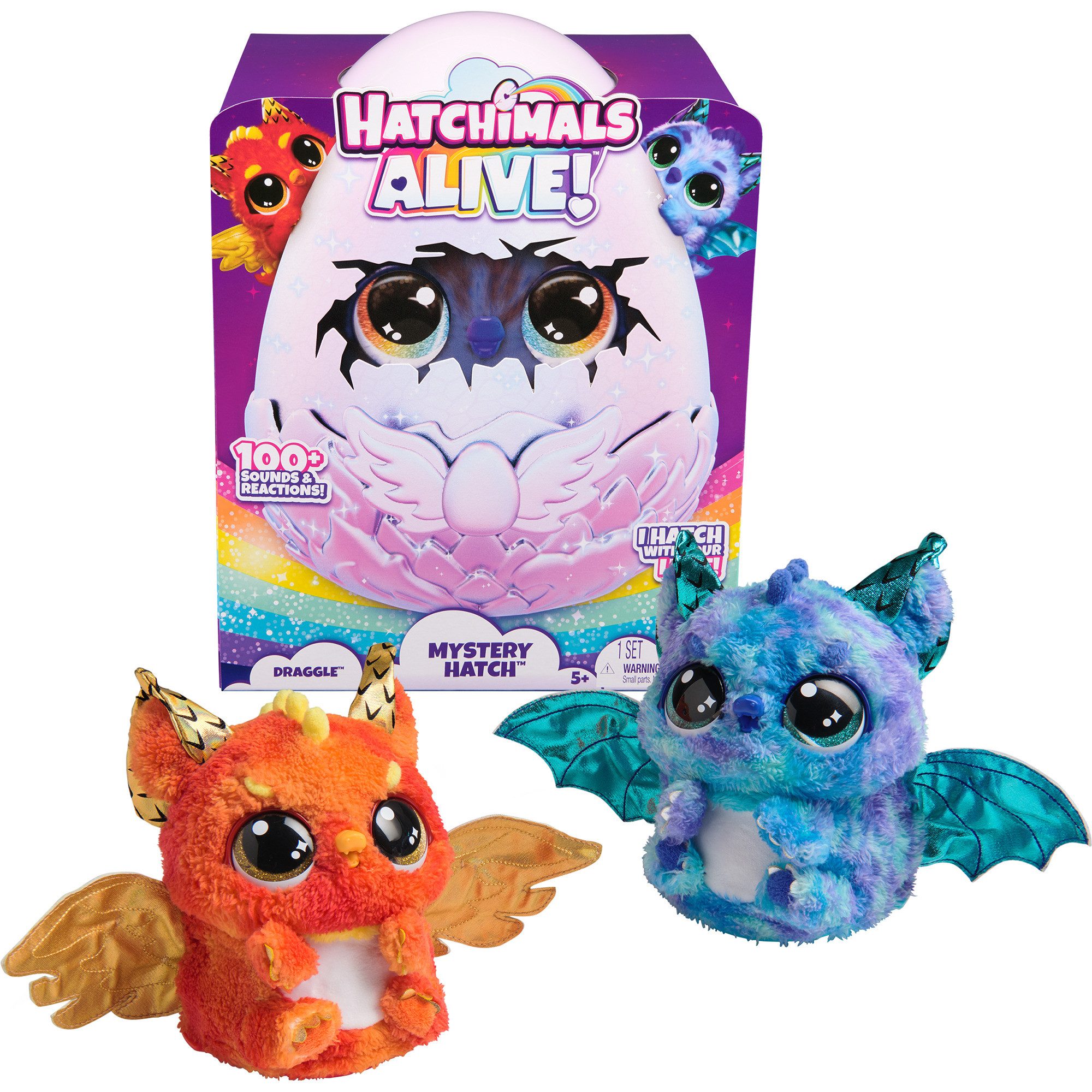 HATCHIMALS Spielfigur Spin Master Hatchimals Alive Mystery Ei Draggle