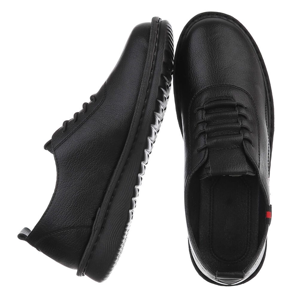 Ital-Design Komfortabler Damenschuh für Alltag und Freizeit Slipper (91554584) Flach Slipper in Schwarz