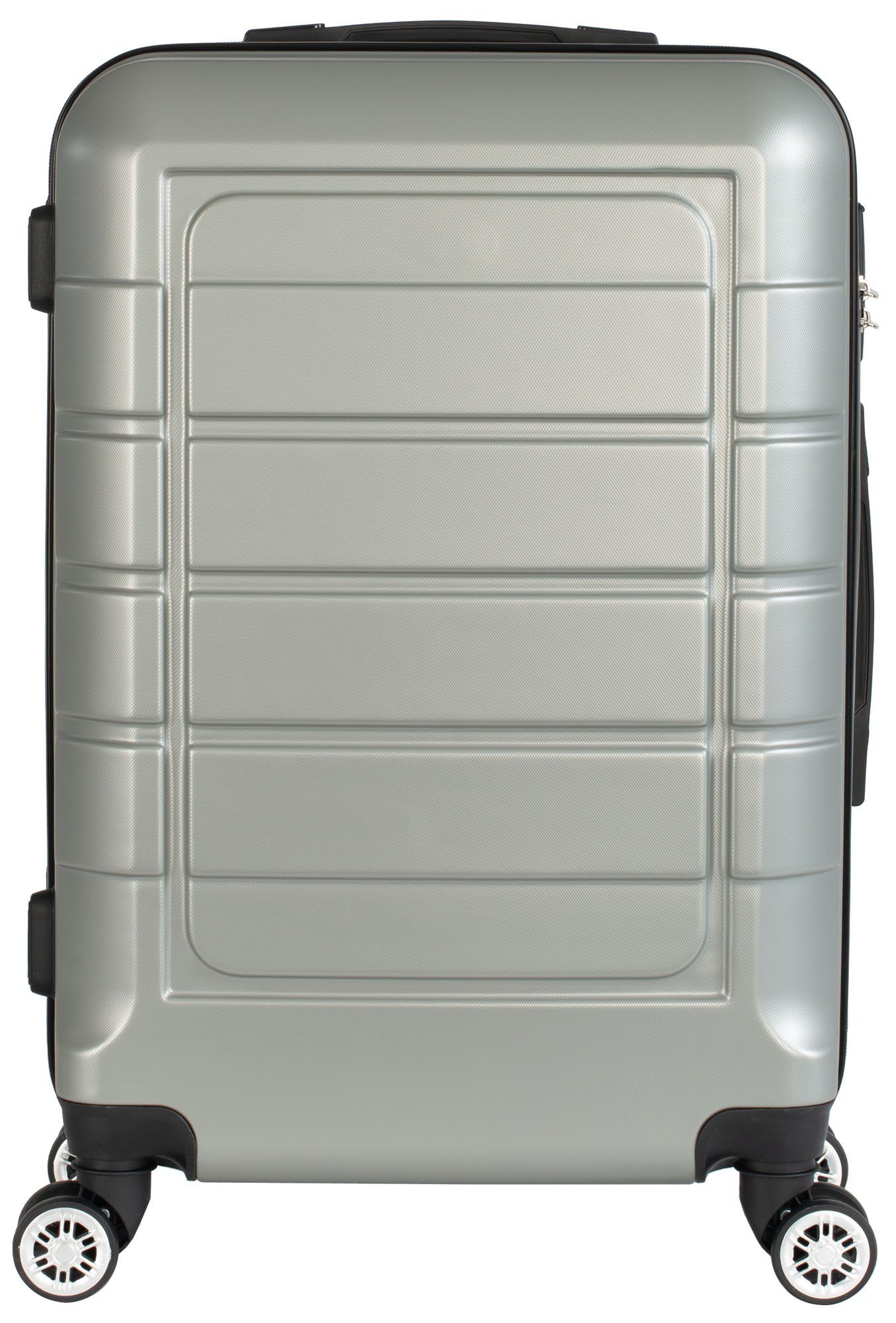 Cahoon Hartschalen-Trolley Koffer Hartschalenkoffer Trolley Reisekoffer 68 Liter = mittlere Größe, 4 Rollen