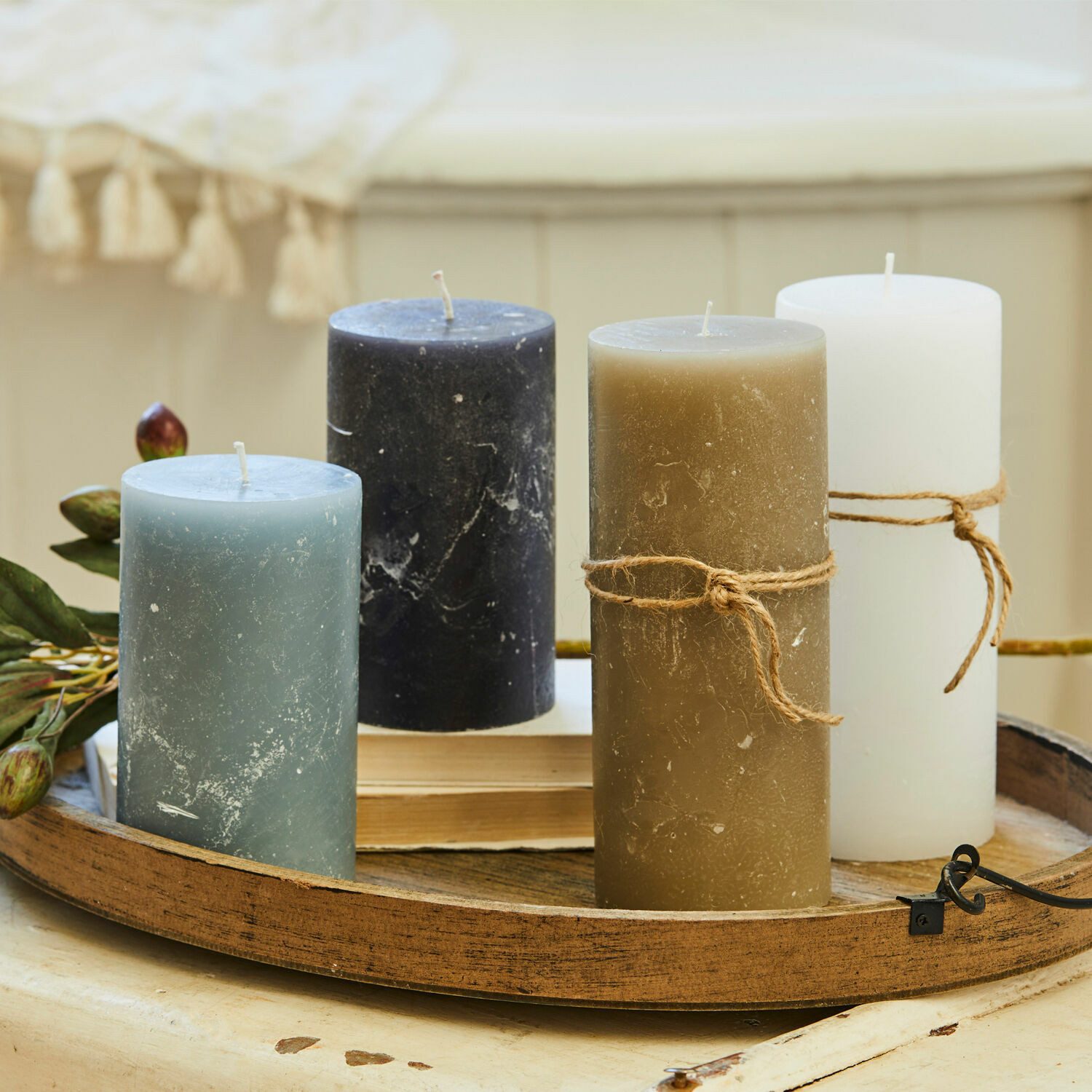 Mirabeau Stumpenkerze Kerze 4er Set Berekua bunt (4er Set, 4er Set), none günstig online kaufen