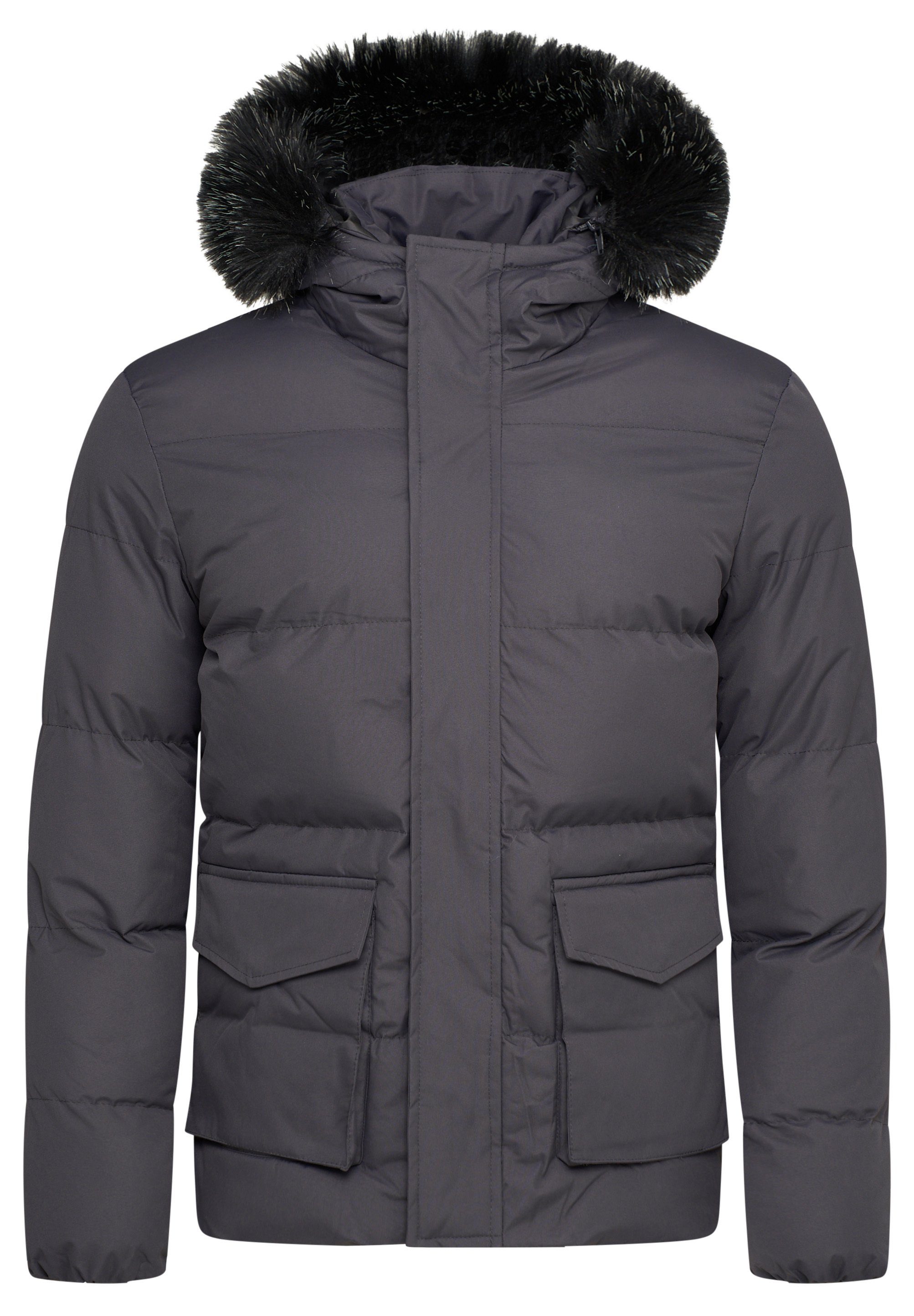 SOULSTAR Winterjacke S2RISOR Parka Lang Puffer Jacke mit Kapuze & abnehmbar günstig online kaufen