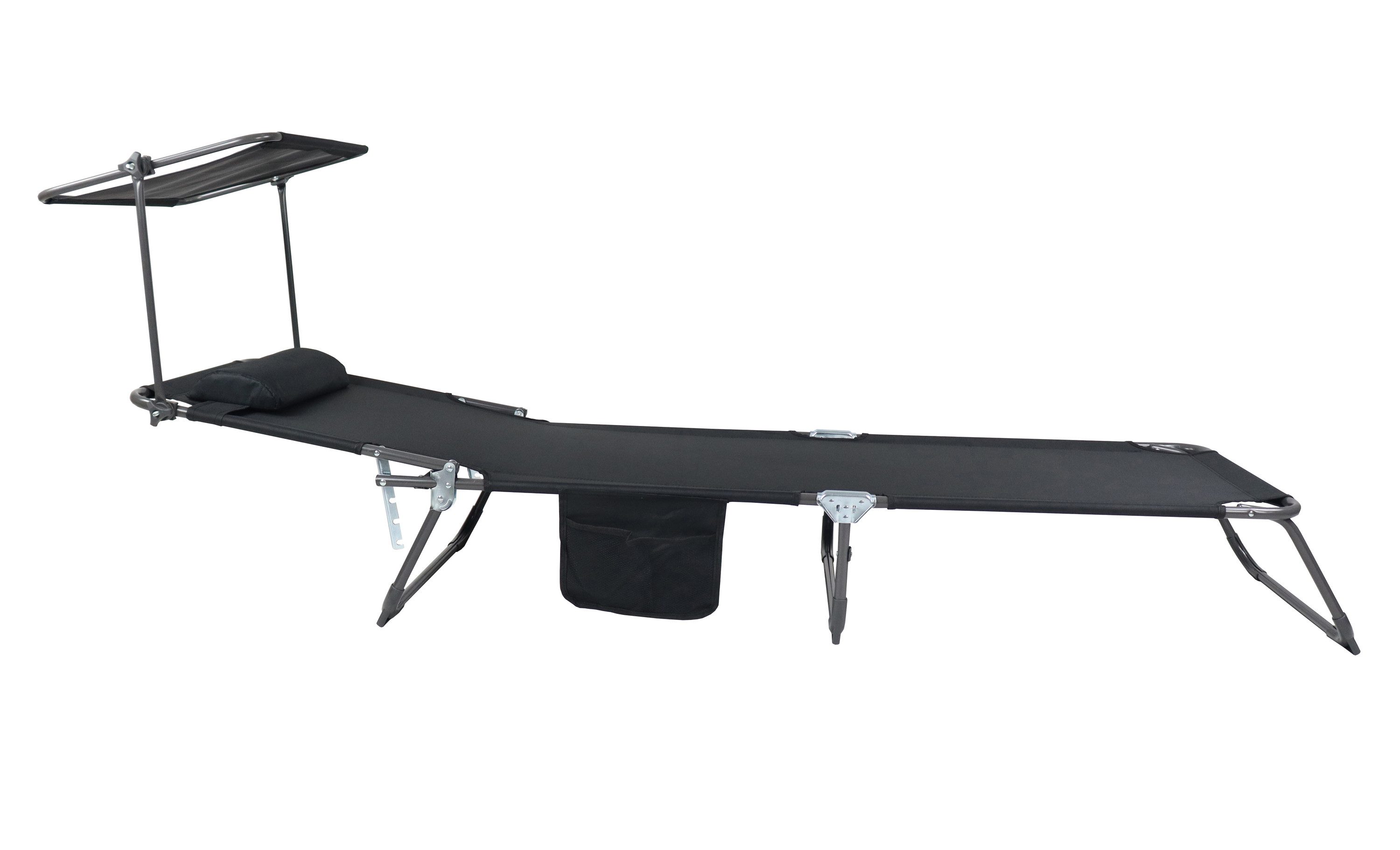 VCM Gartenliege Sonnenliege Bindox L. 185 x H. 24 x B. 55 cm, 1