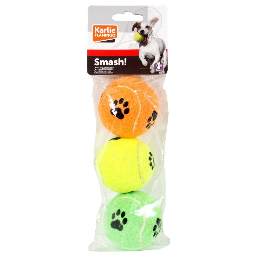 Tennisball Spielball Set Karlie 3er Hundespielzeug