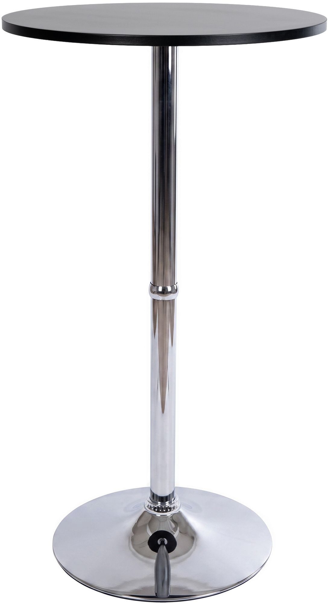 CLP Bartisch Stehtisch Rund (1er), mit Holz-Tischplatte & Metall-Gestell