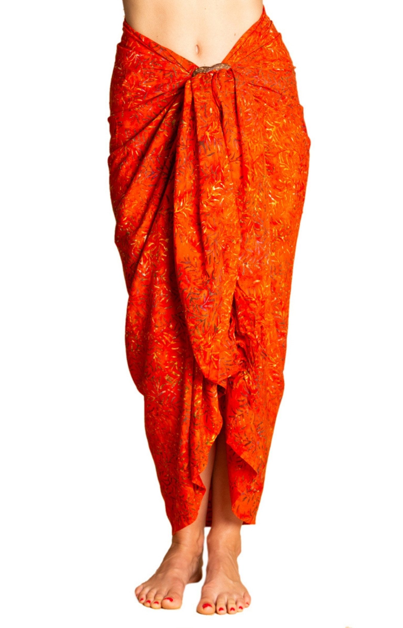 Sarong Pareo Tuch aus Viskose - blickdichtes Unisex Strandtuch & Wickelkleid