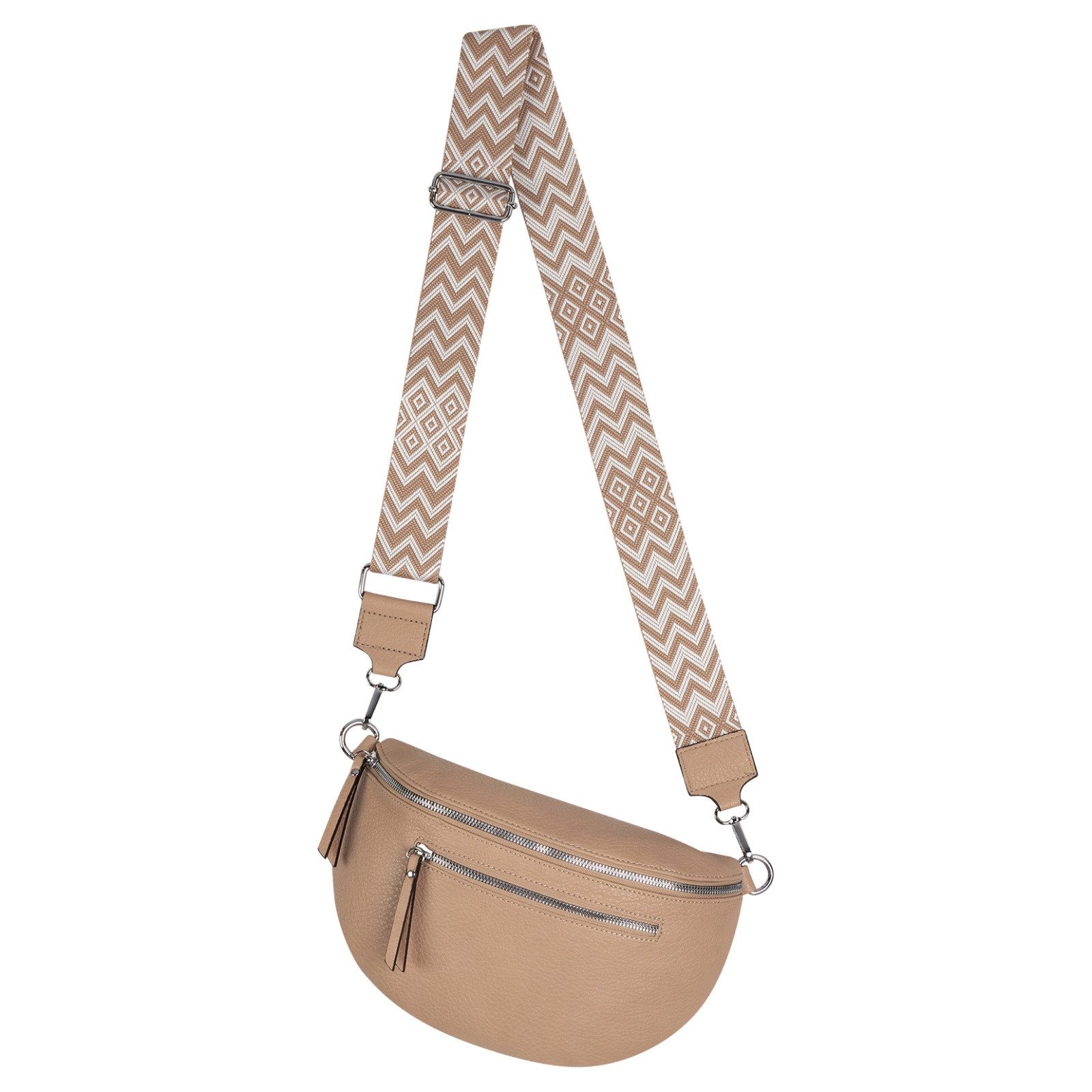 EAAKIE Gürteltasche Bauchtasche Umhängetasche Crossbody-Bag Kunstleder Ital günstig online kaufen