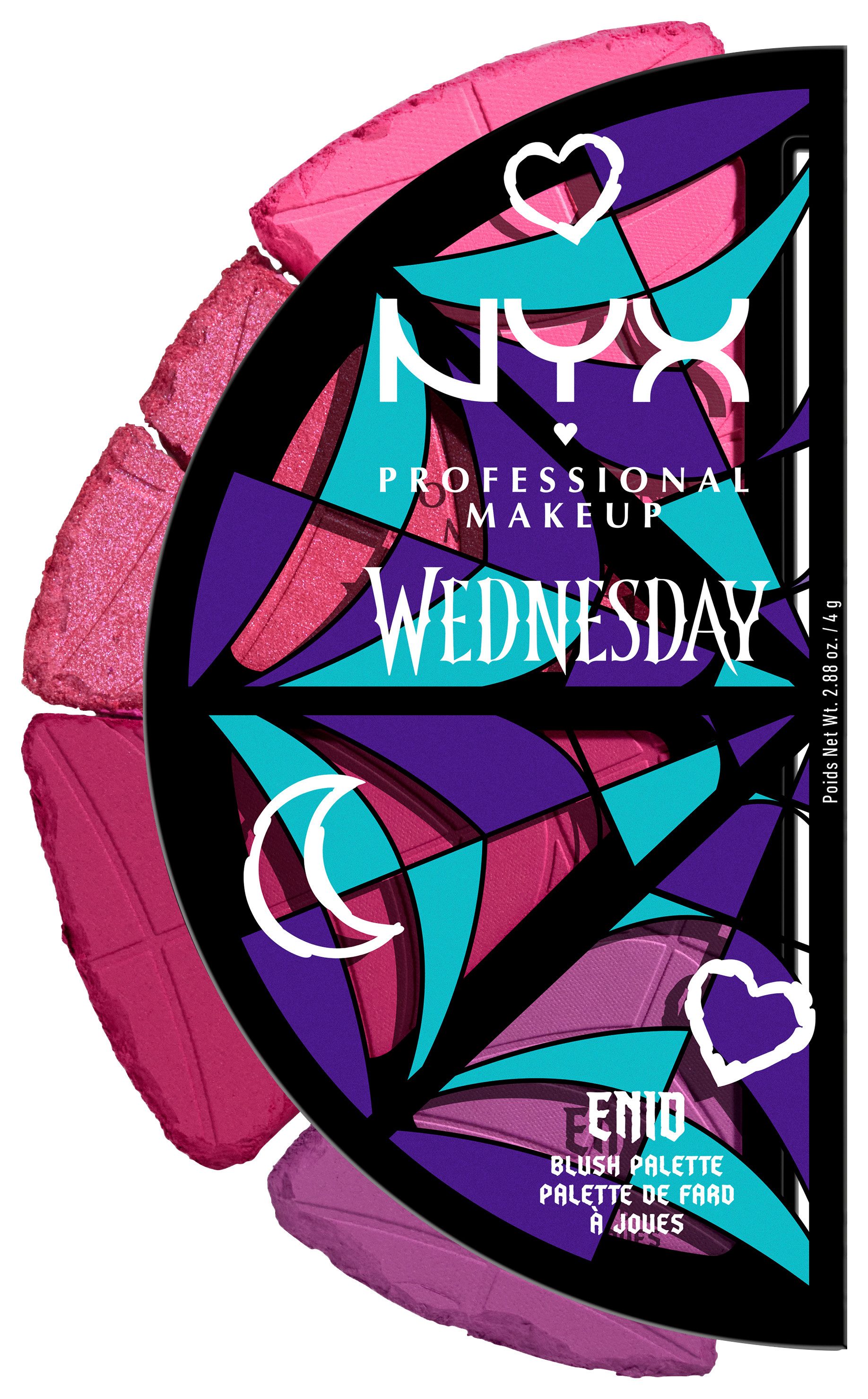 NYX PROFESSIONAL MAKEUP Puder Wednesday Stained Glass Palette Blush