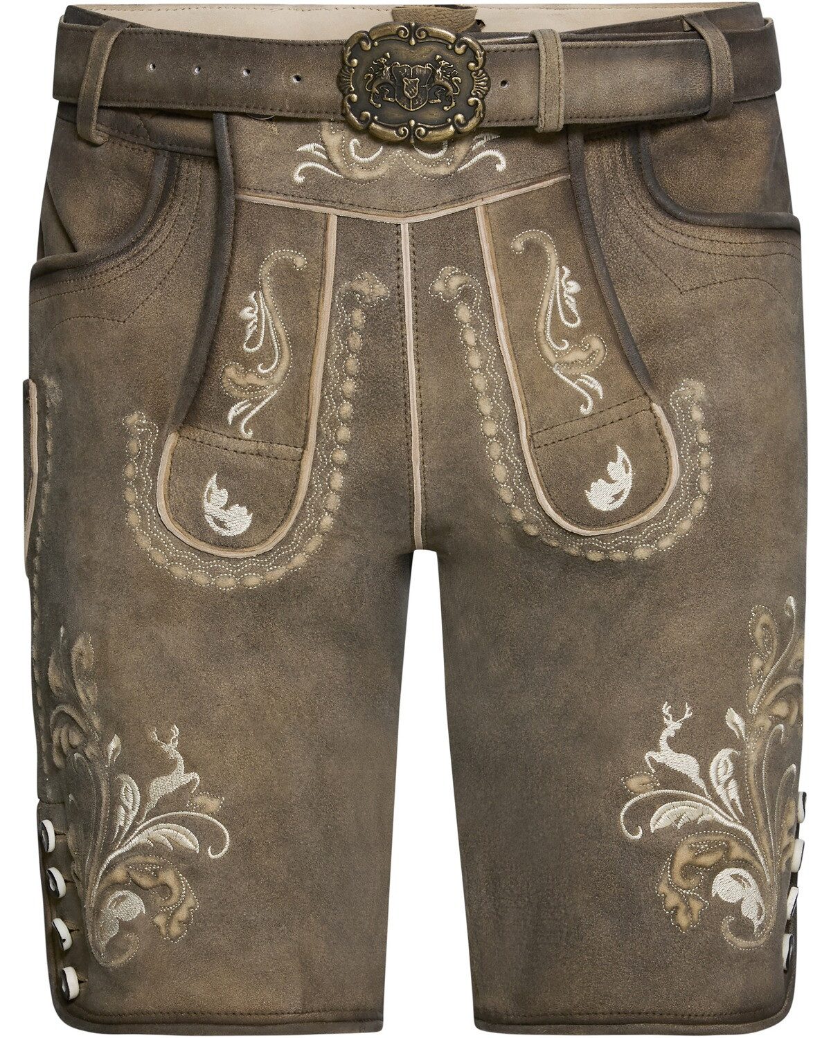 Almsach Trachtenlederhose Kurze Lederhose