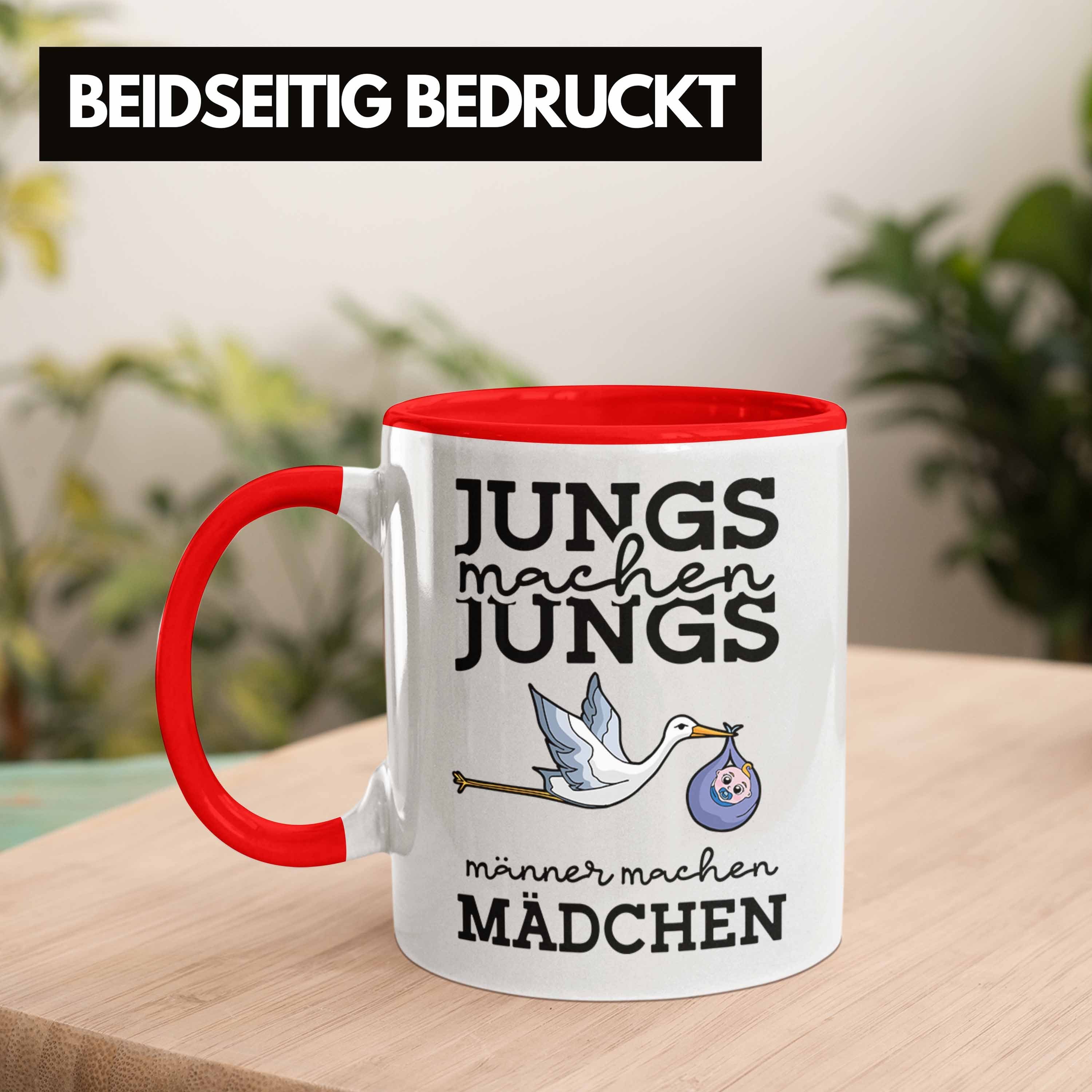 Papa Tasse stolzen Tochter Trendation Lustige einer Werdener den für Vater Rot Tasse Vater