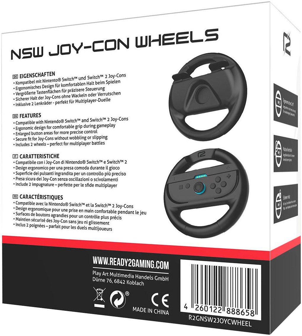Ready2gaming Switch 2 Joycon Lenkräder (2er Pack) Controller