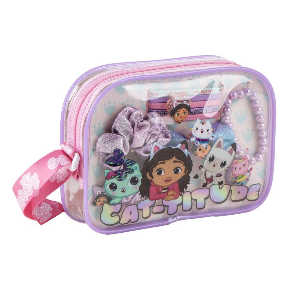 Dreamworks Gabby’s Dollhouse Beautycase Beauty Set für Kinder mit Spielaccessoires