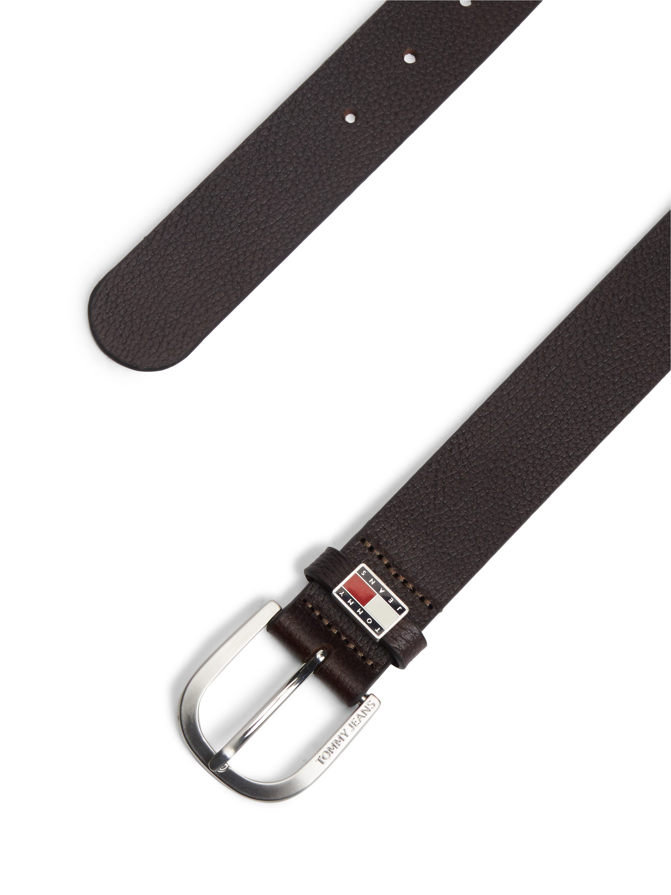Tommy Jeans Ledergürtel TJM RYAN 3.5 Größenverstellbar mit genarbtem Finish