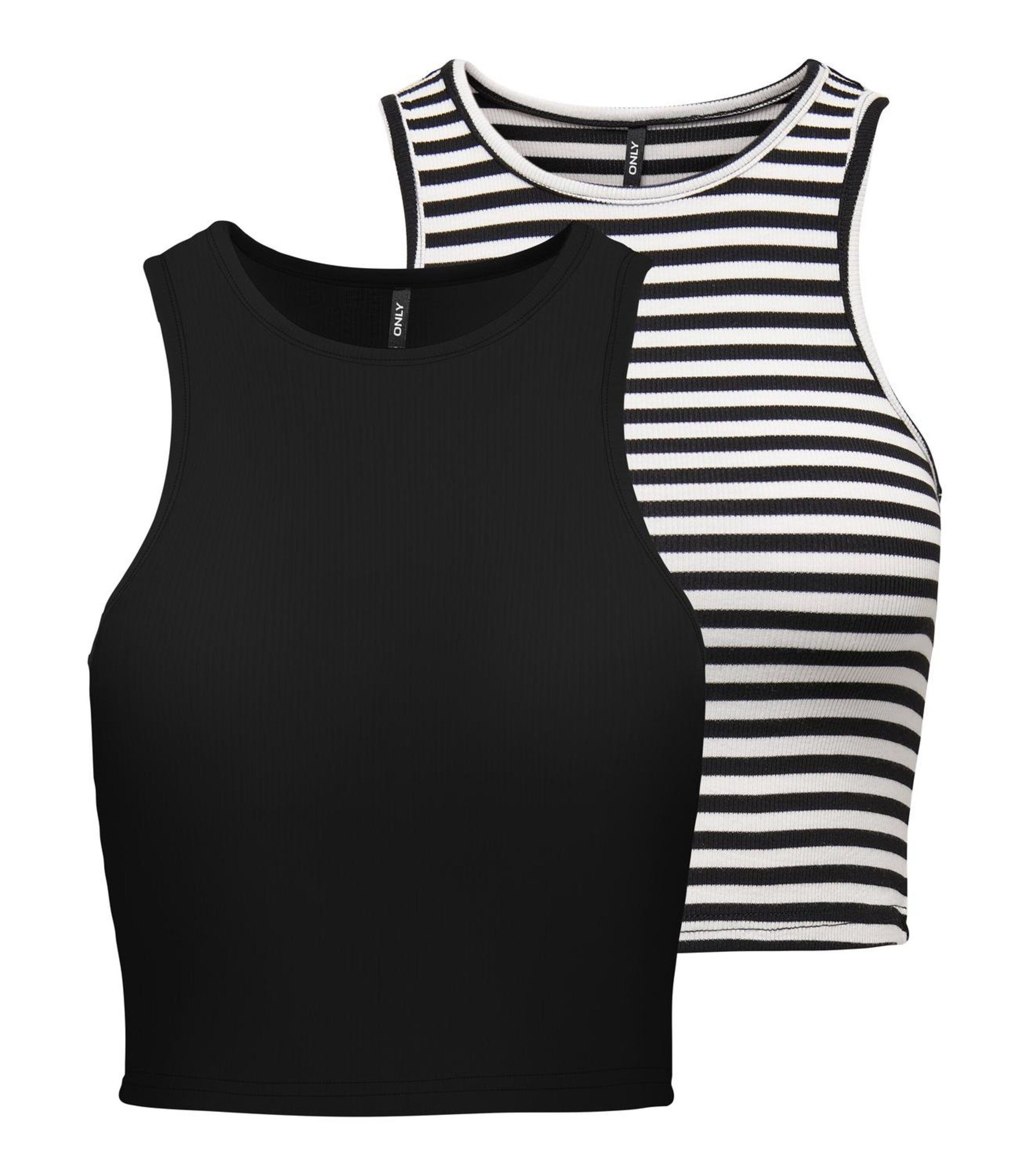 ONLY Shirttop ONLBelia (2-tlg) Plain/ohne Details
