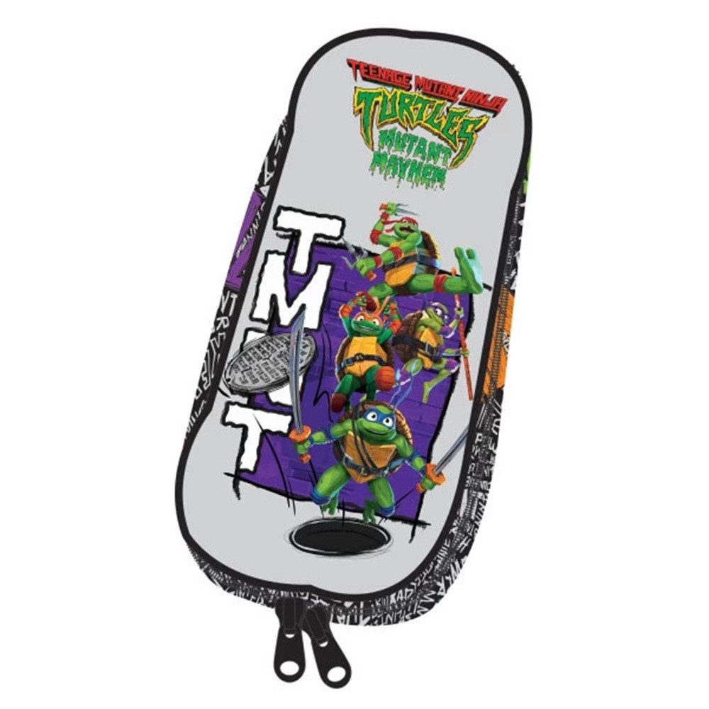 Teenage Mutant Ninja Turtles Federmäppchen Teenage Mutant Ninja Turtles TMNT Federmäppchen mit 2 Fächern 26 cm