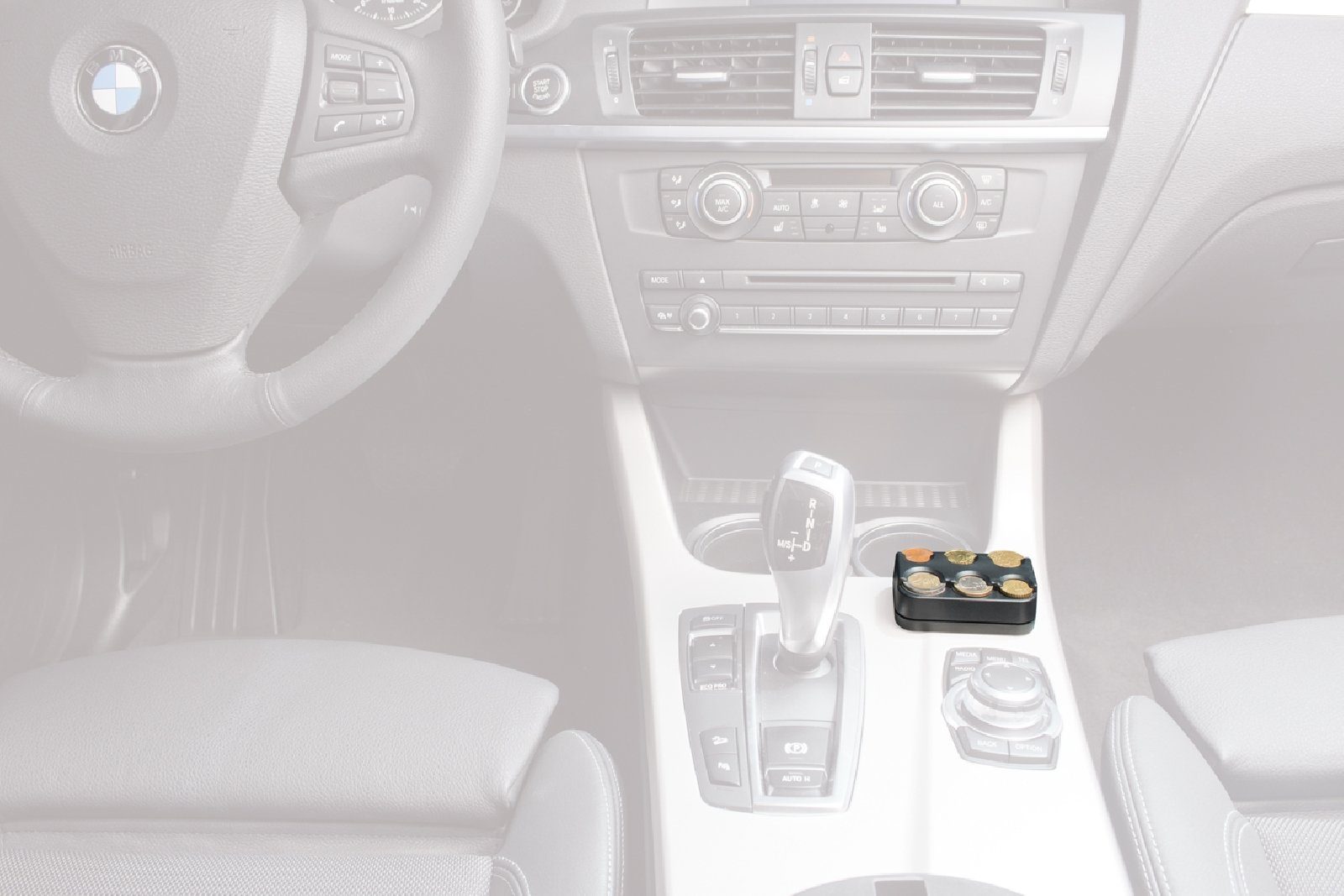 CarStyling Münzetui Münzbox Münzdose Münzen Kapsel 2 1 Euro Münzsortierer 50 20 10 5 Cent