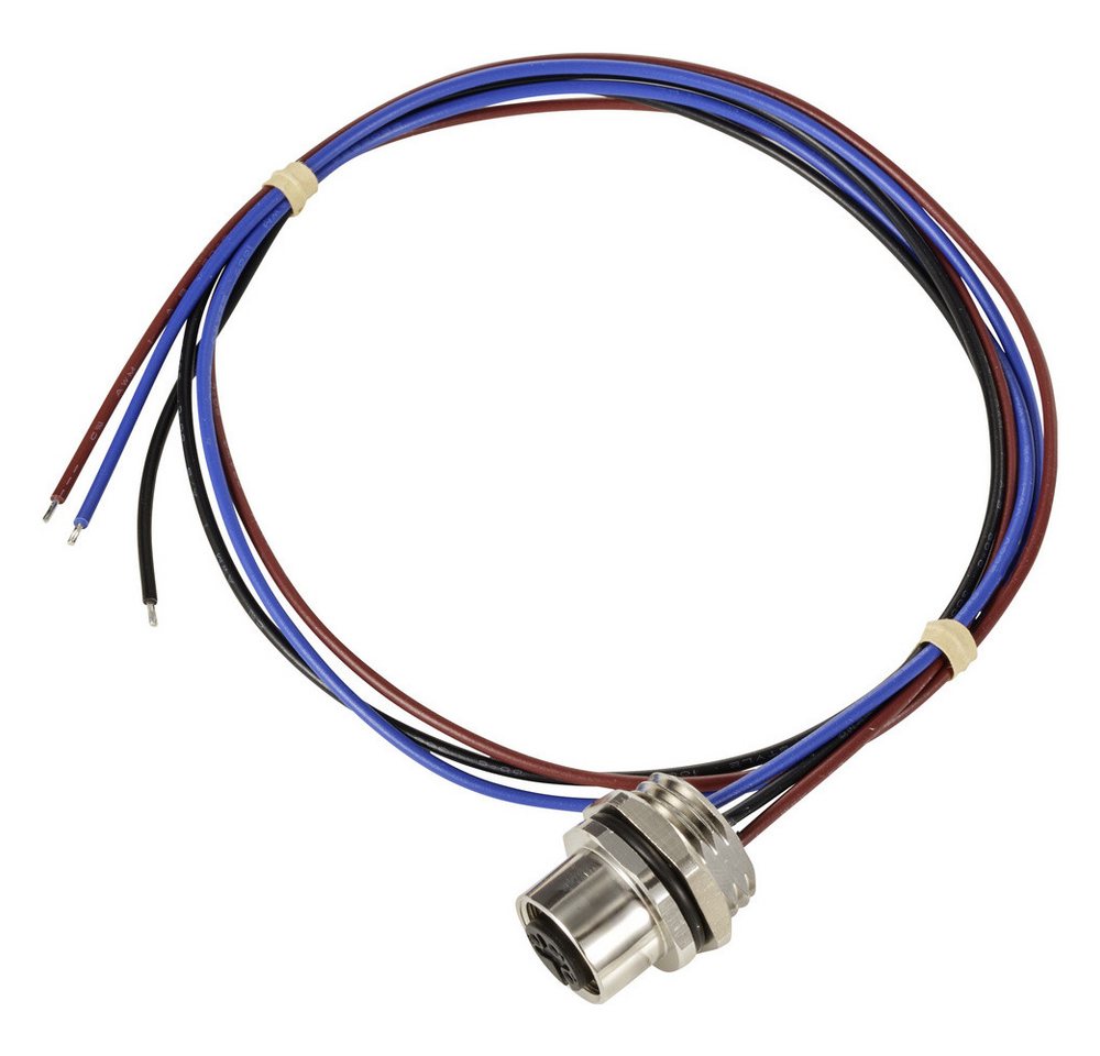 Thumbnail - TRU COMPONENTS Steckdose TRU COMPONENTS TC-12833212 Sensor/Aktor Einbaubuchse M12 Buchse, Einba, TC-12833212