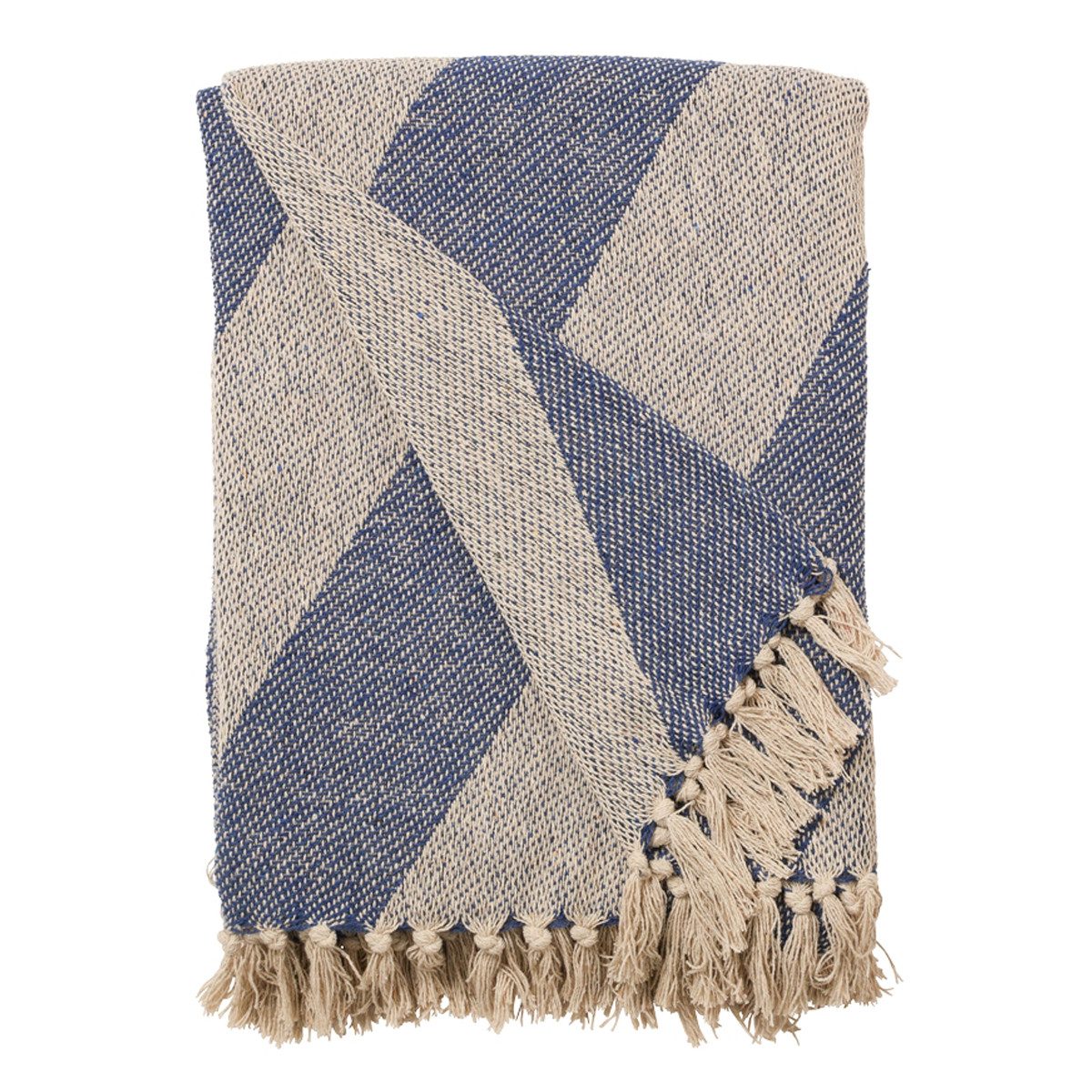 Wohndecke Decke Überwurf Diagonal 100% Baumwolle günstig online kaufen