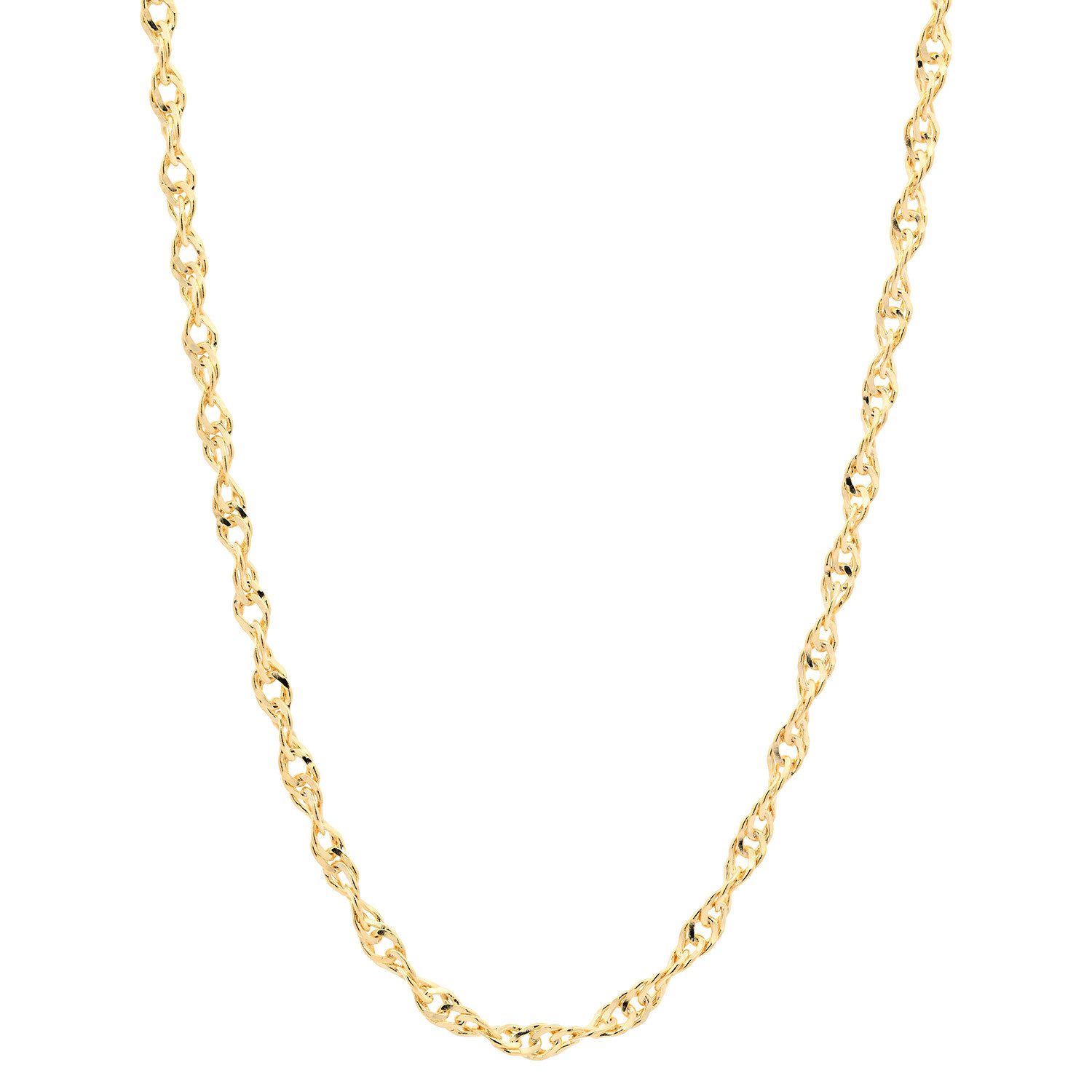 HOPLO Goldkette Goldkette Singapurkette Halskette 1,9 mm 38 cm 333 - 8 Karat Gold, Made in Germany – Bild 3 von 4