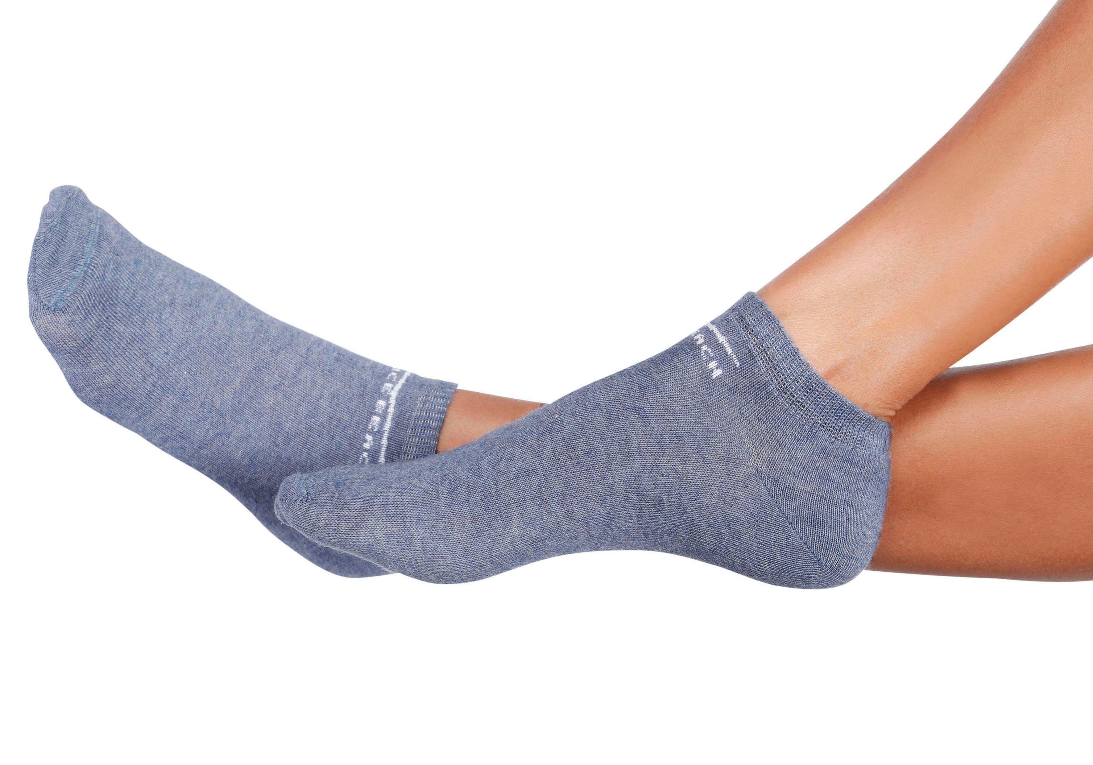 Venice Beach Sneakersocken (Packung, 6-Paar) perfekte Passform durch LYCRA-Anteil