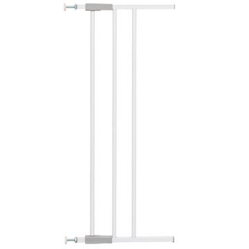 ib style Türschutzgitter Yael Treppengitter 116 - 124,5 cm + Y-Spindeln, Treppenschutzgitter - Kein Bohren - Sicherheitsgitter für Türen und Treppen