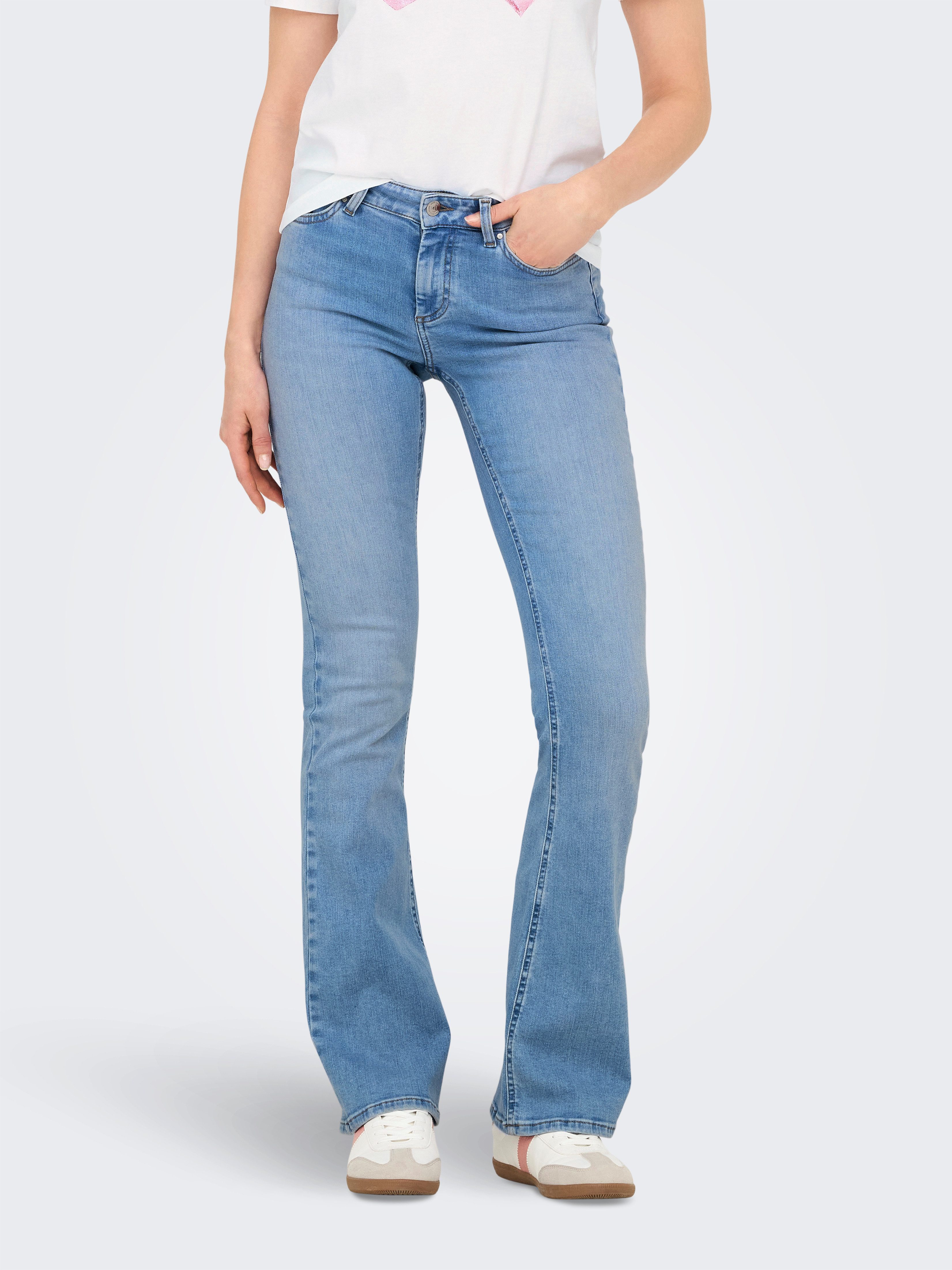 ONLY Bootcut-Jeans ONLBLUSH MID FLARED DNM günstig online kaufen