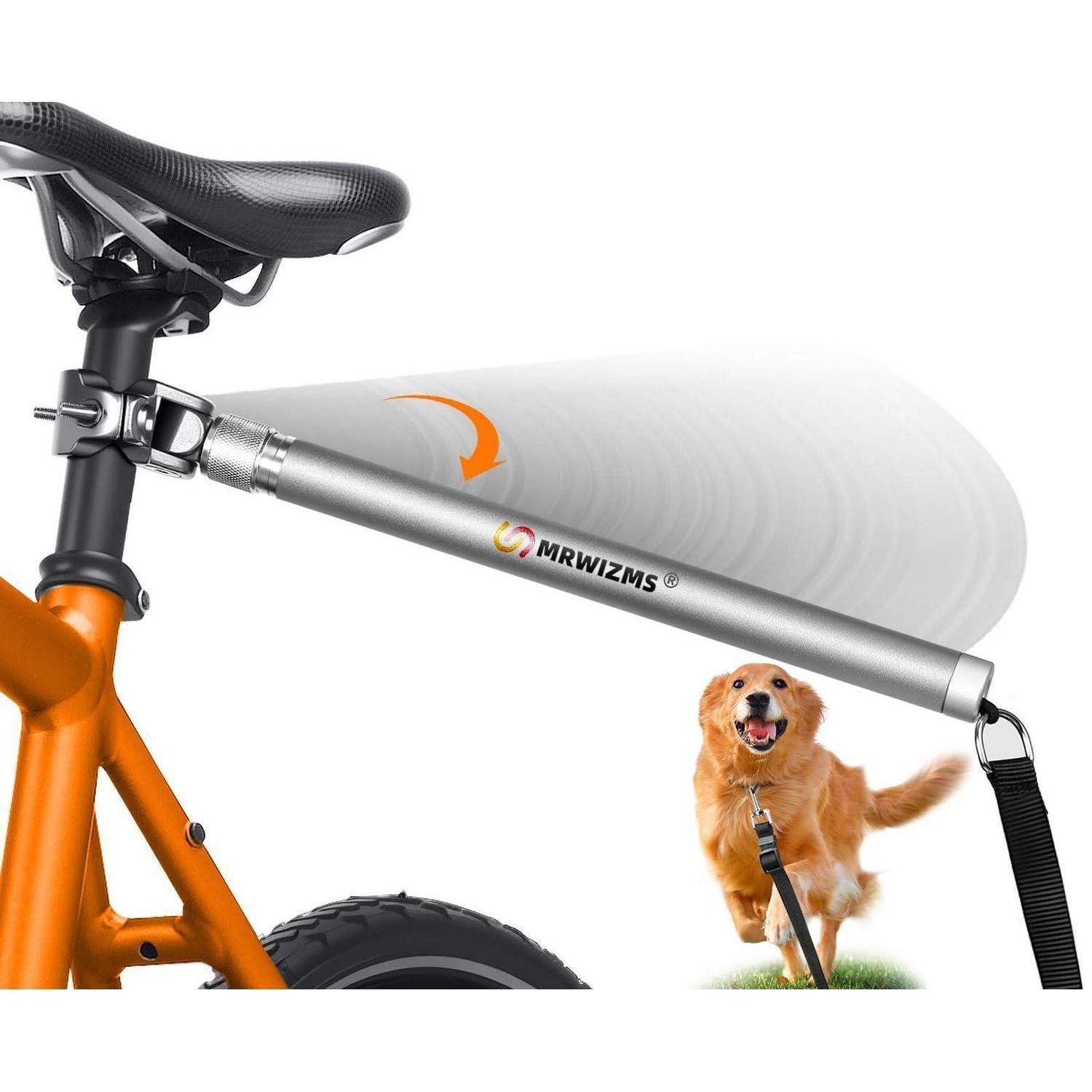 LuxusKollektion Fahrradleine Fahrradleine Hund Stoßdämpfung 180° drehbar, Metall (1-tlg)