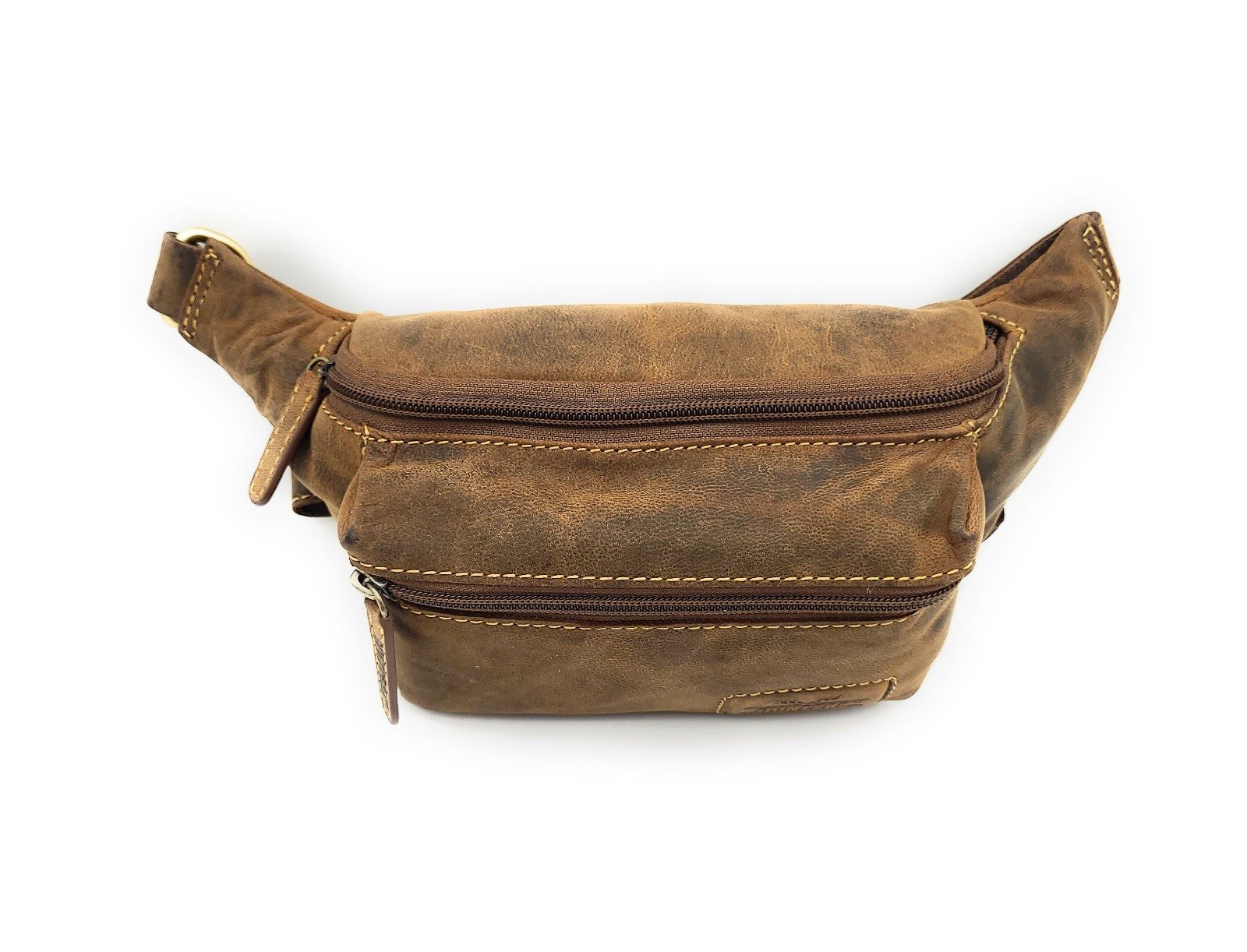 Lemasi Bauchtasche Hunters Gürteltasche aus Hunterleder, mit RV-Hauptfach & Frontfach