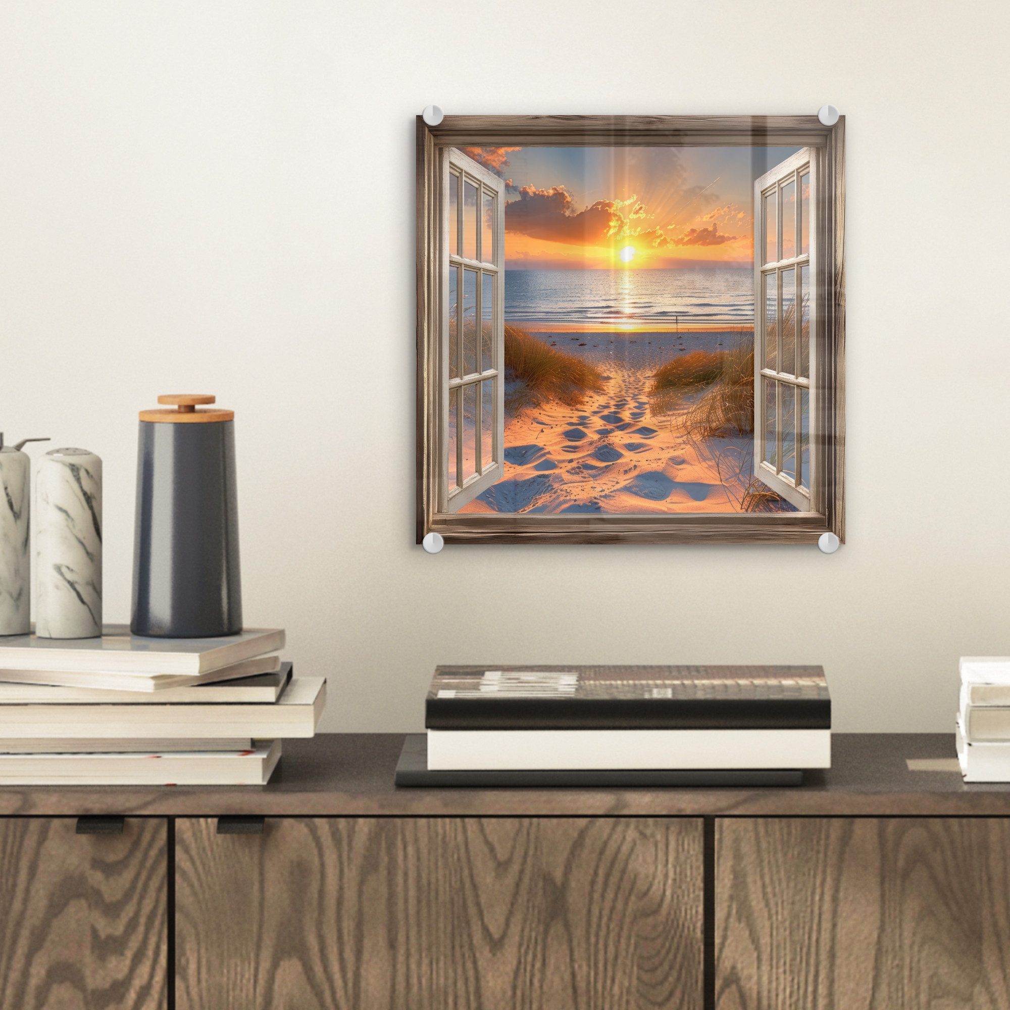 MuchoWow Acrylglasbild Durchblick - Strand - günstig online kaufen