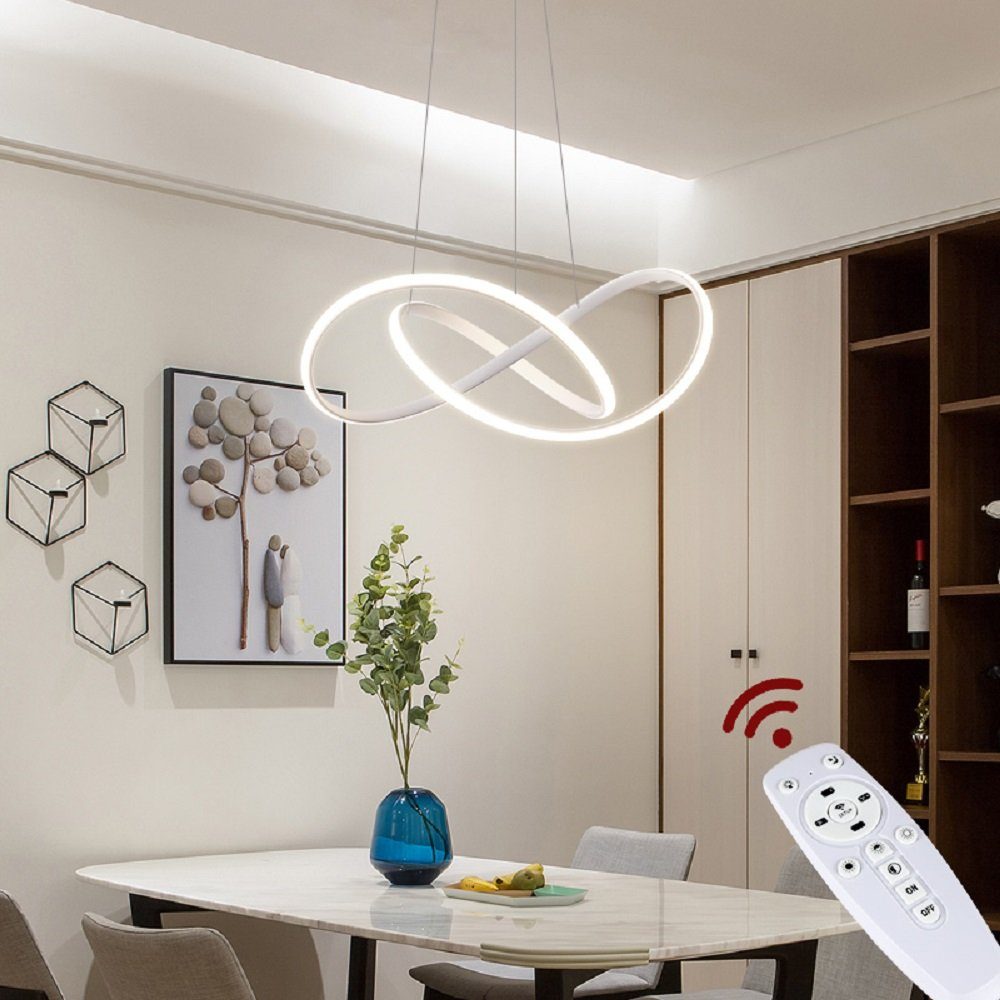 YOXANG Pendelleuchte Dimmbar – Kreativ Einstellbar, 90° Neigbar, Mit Touch-Schalter & Warmem LED-Licht