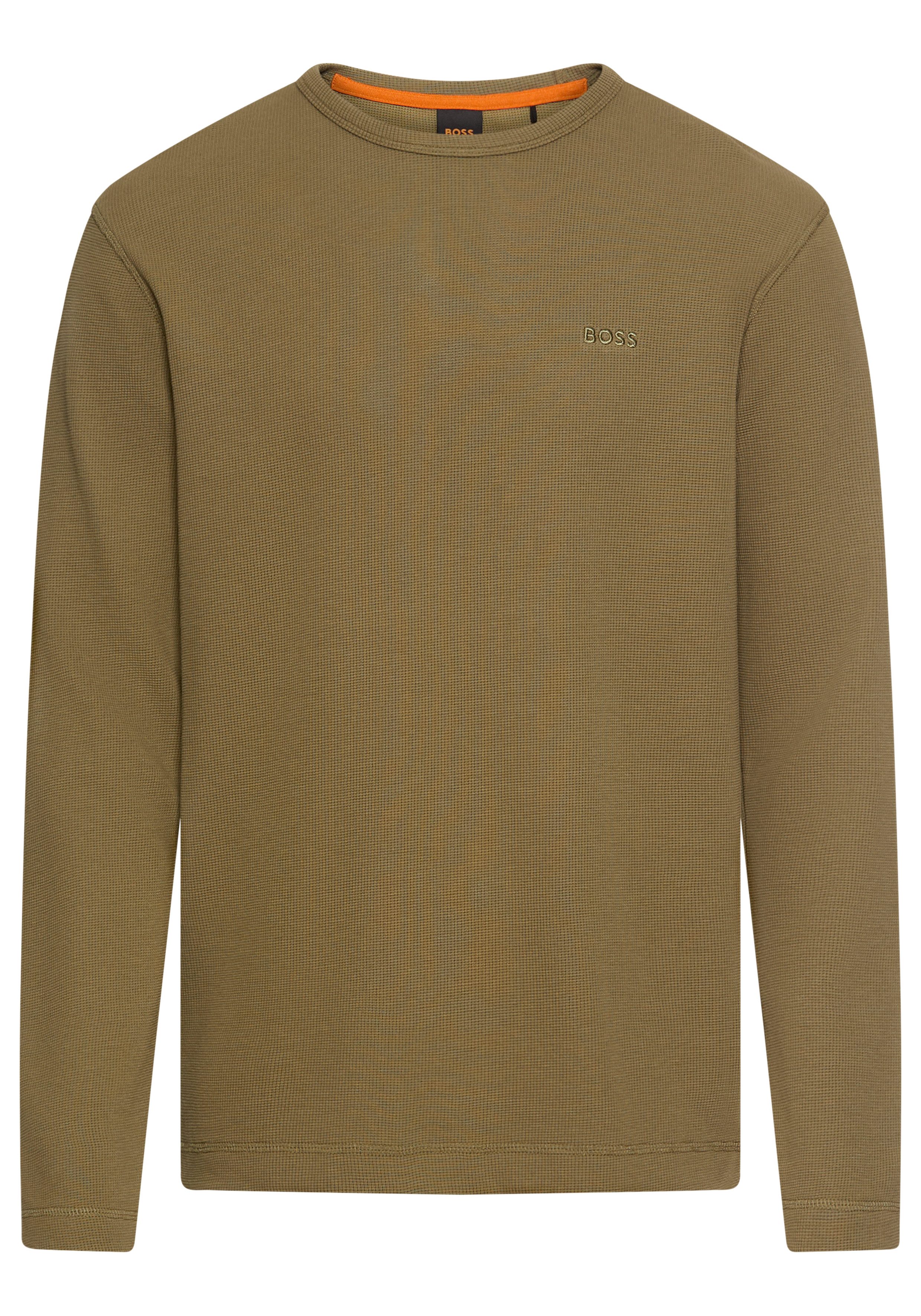 BOSS ORANGE Langarmshirt Tempesto mit BOSS-Stickerei günstig online kaufen