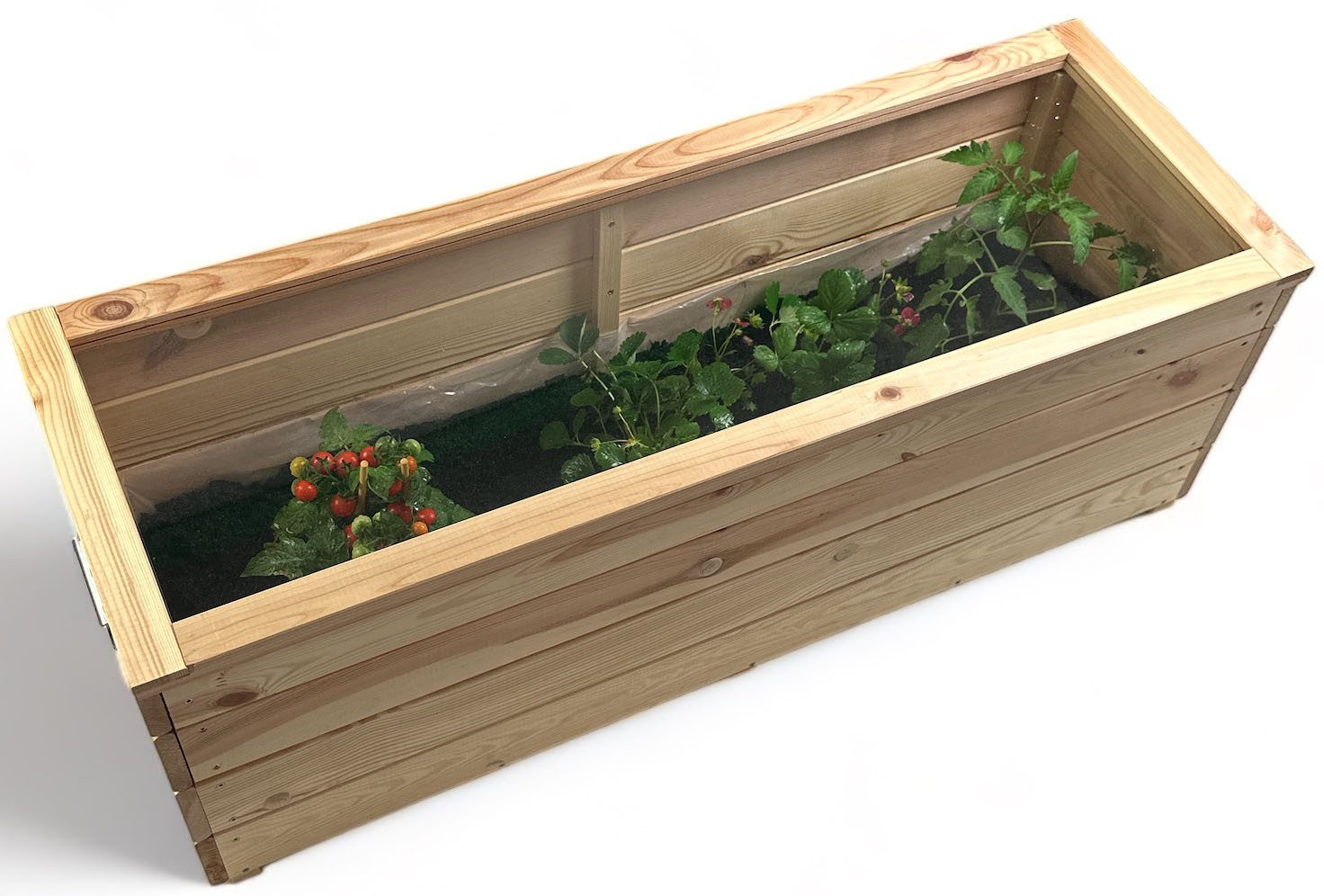 promadino Frühbeet, mit Boden und Folie, BxTxH: 118,5x40x42 cm