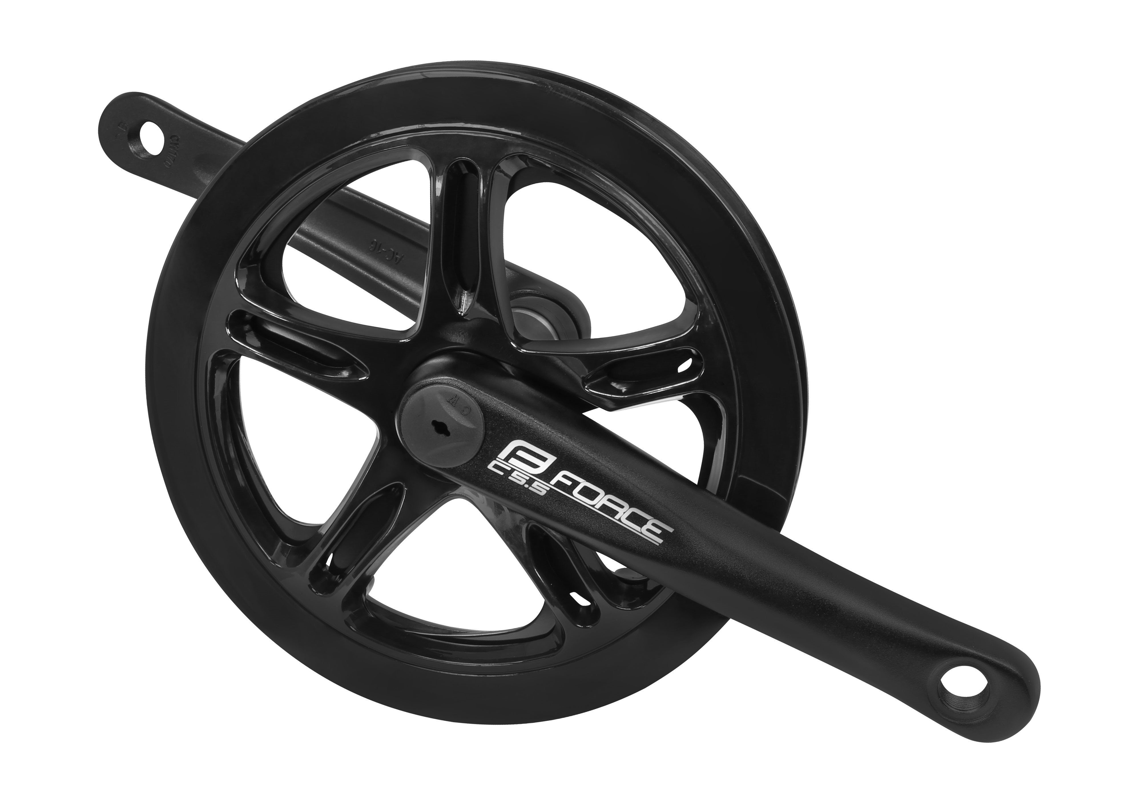 FORCE Fahrradkurbel Force Kurbel 48 Zähne Länge 170 mm für Single Speed City Fahrrad