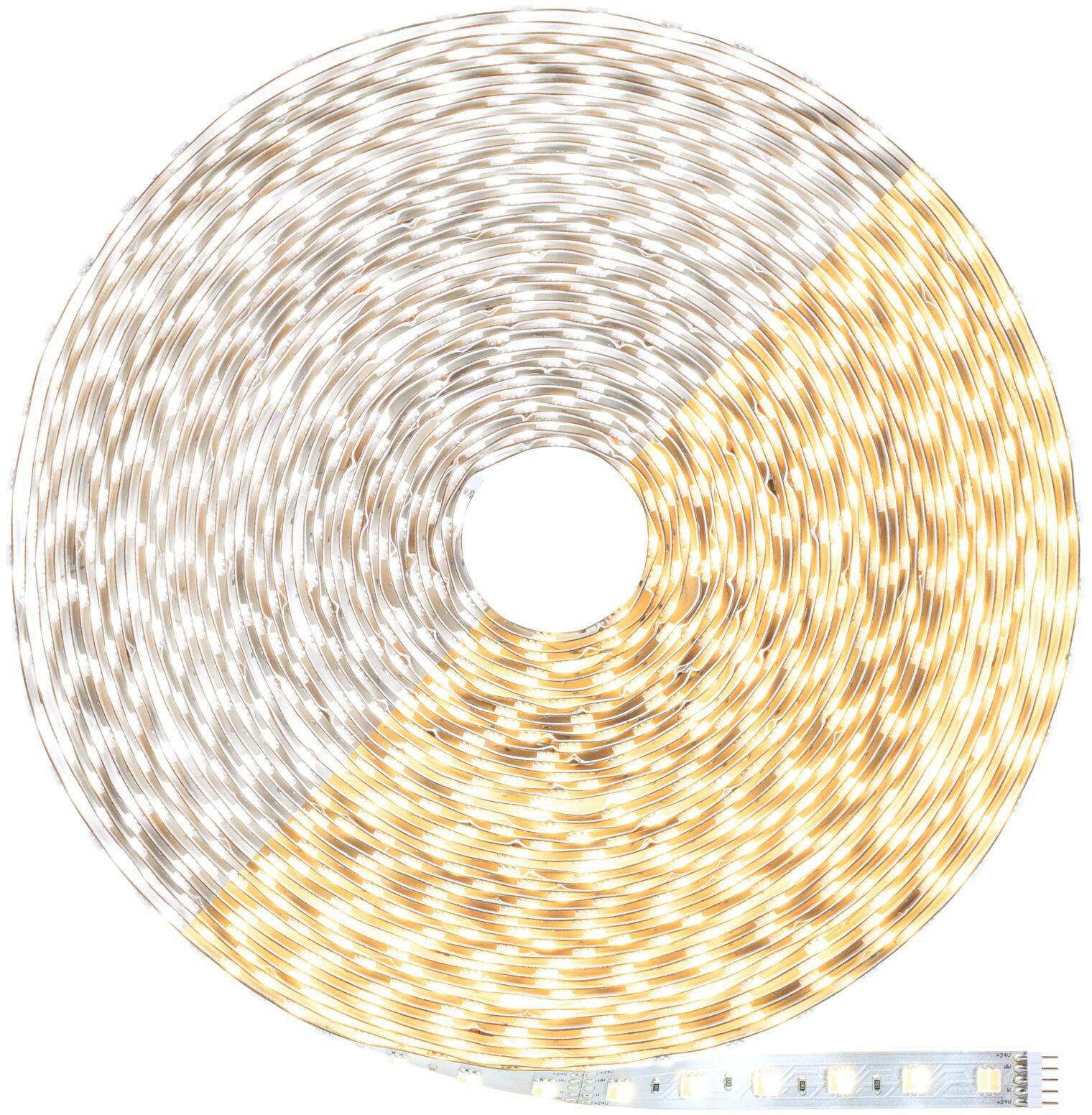 Paulmann LED-Streifen MaxLED500 Einzelstripe, Adapterkabel 20m Tunable White 72W 550lm/m, 1-flammig, Tunable White 72W 550lm/m