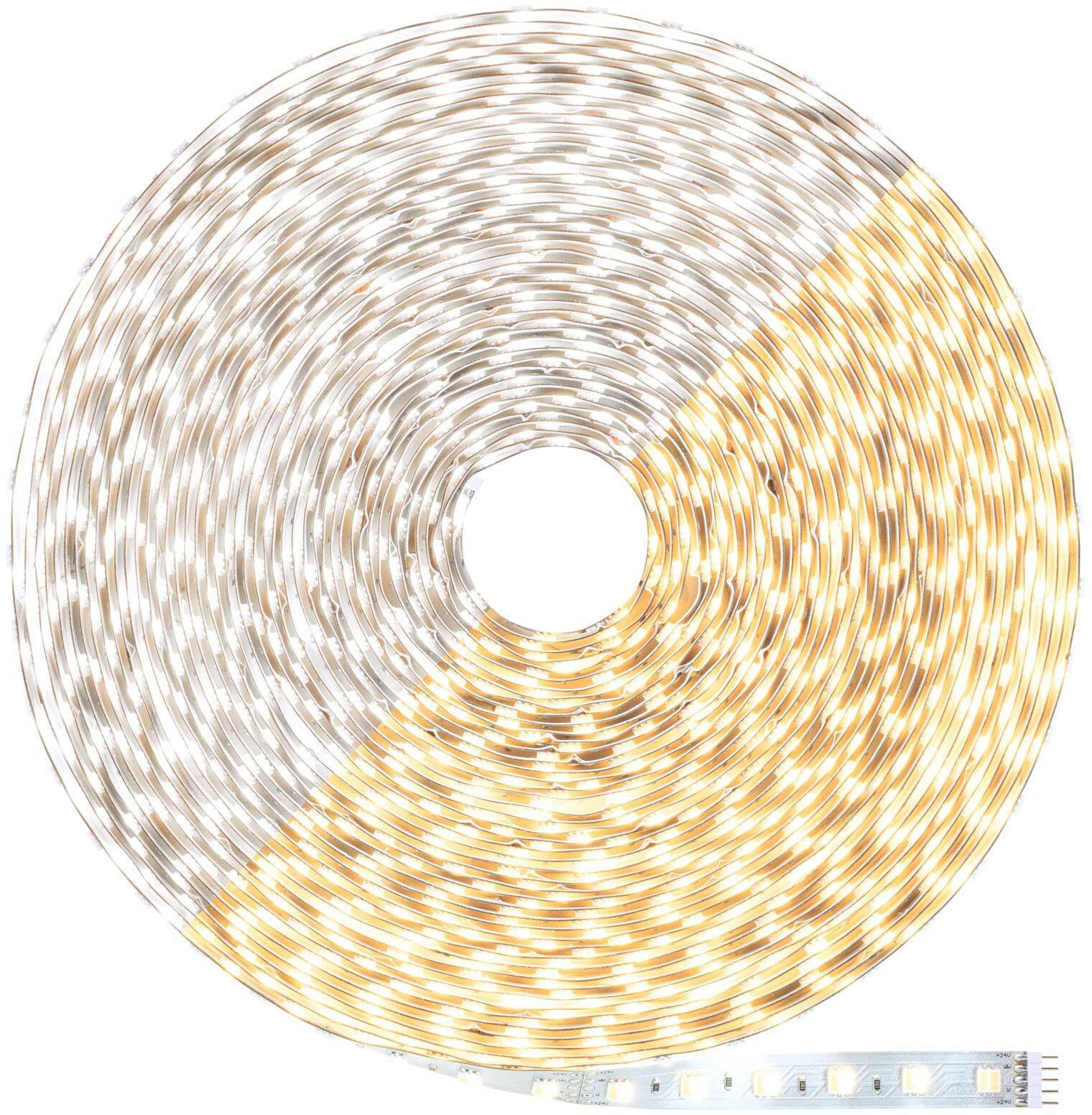 Paulmann LED-Streifen MaxLED500 Einzelstripe, Adapterkabel Tunable 550lm/m Tunable 550lm/m, 72W White 20m 1-flammig, White 72W